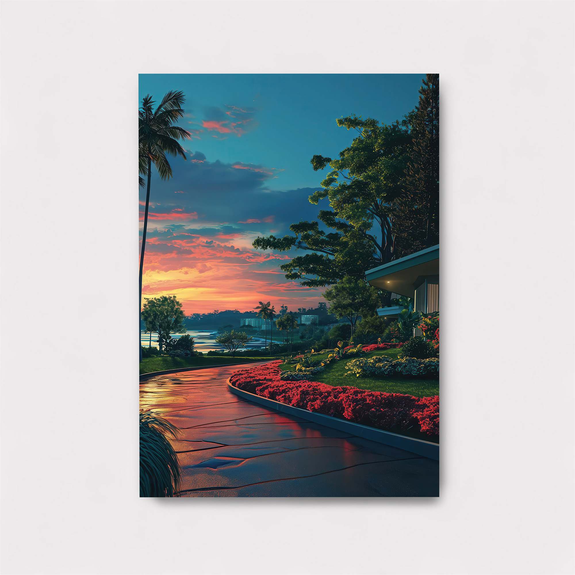 Sunset Serenity Safe Wall Magnetic / M
