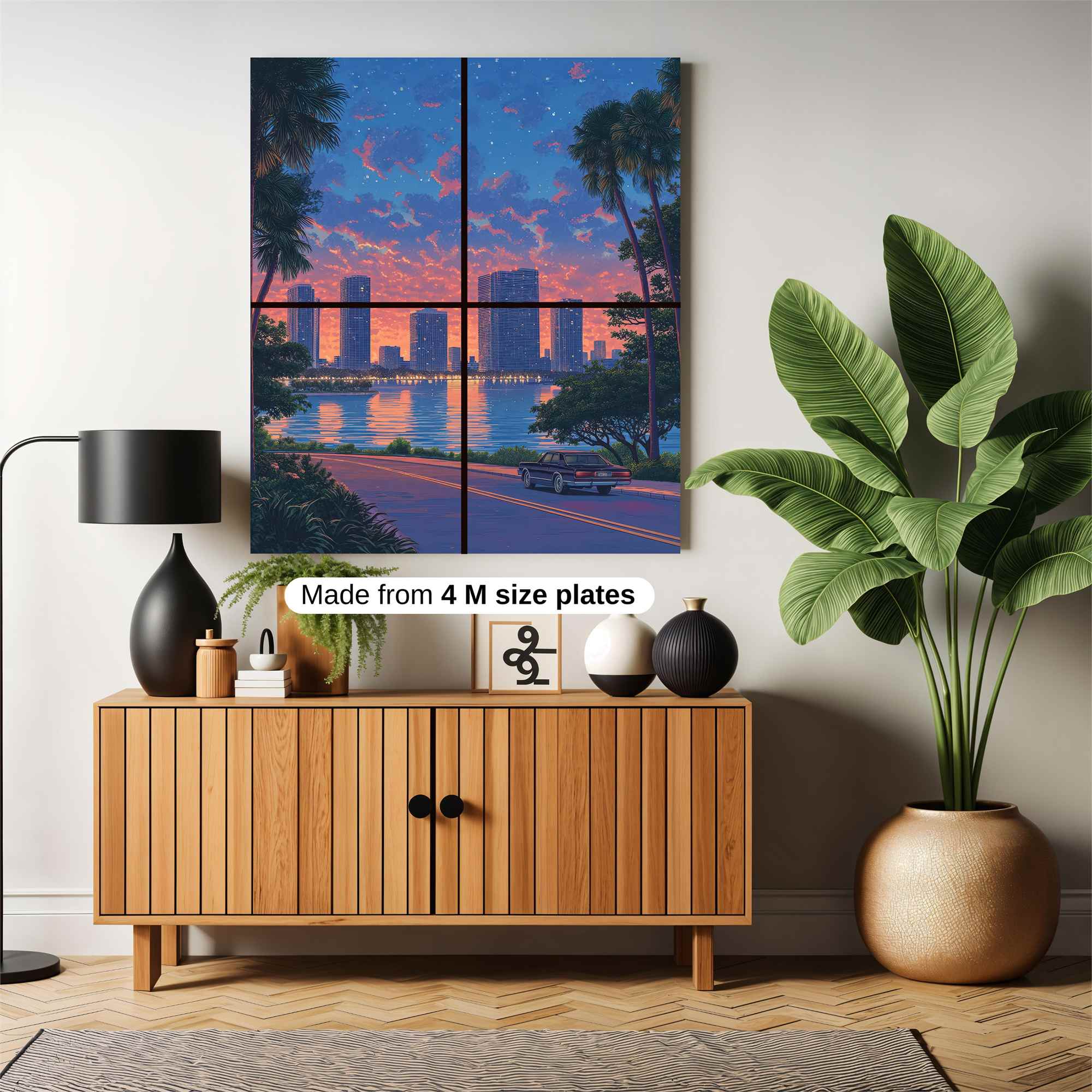 Miami Dreamscape Safe Wall Magnetic / M