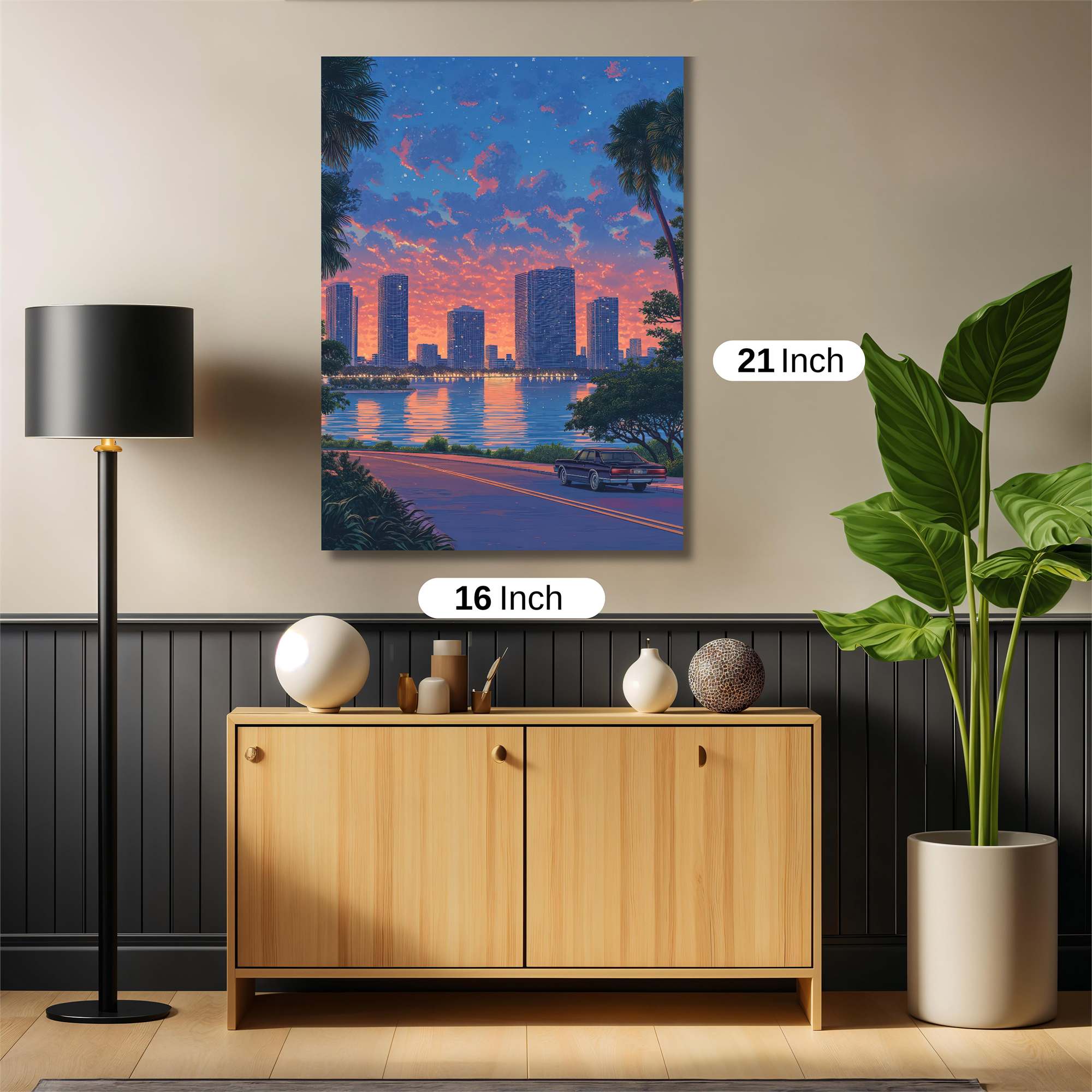 Miami Dreamscape Safe Wall Magnetic / M