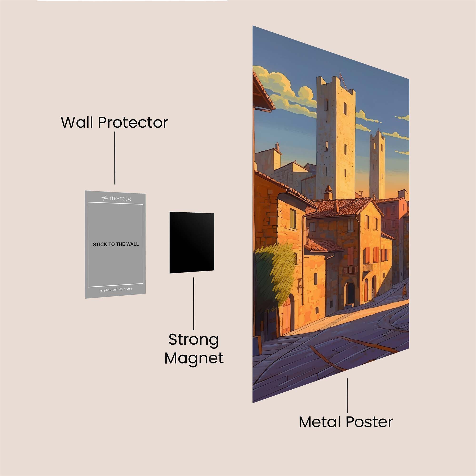 SanGimignano Serenity Safe Wall Magnetic / M