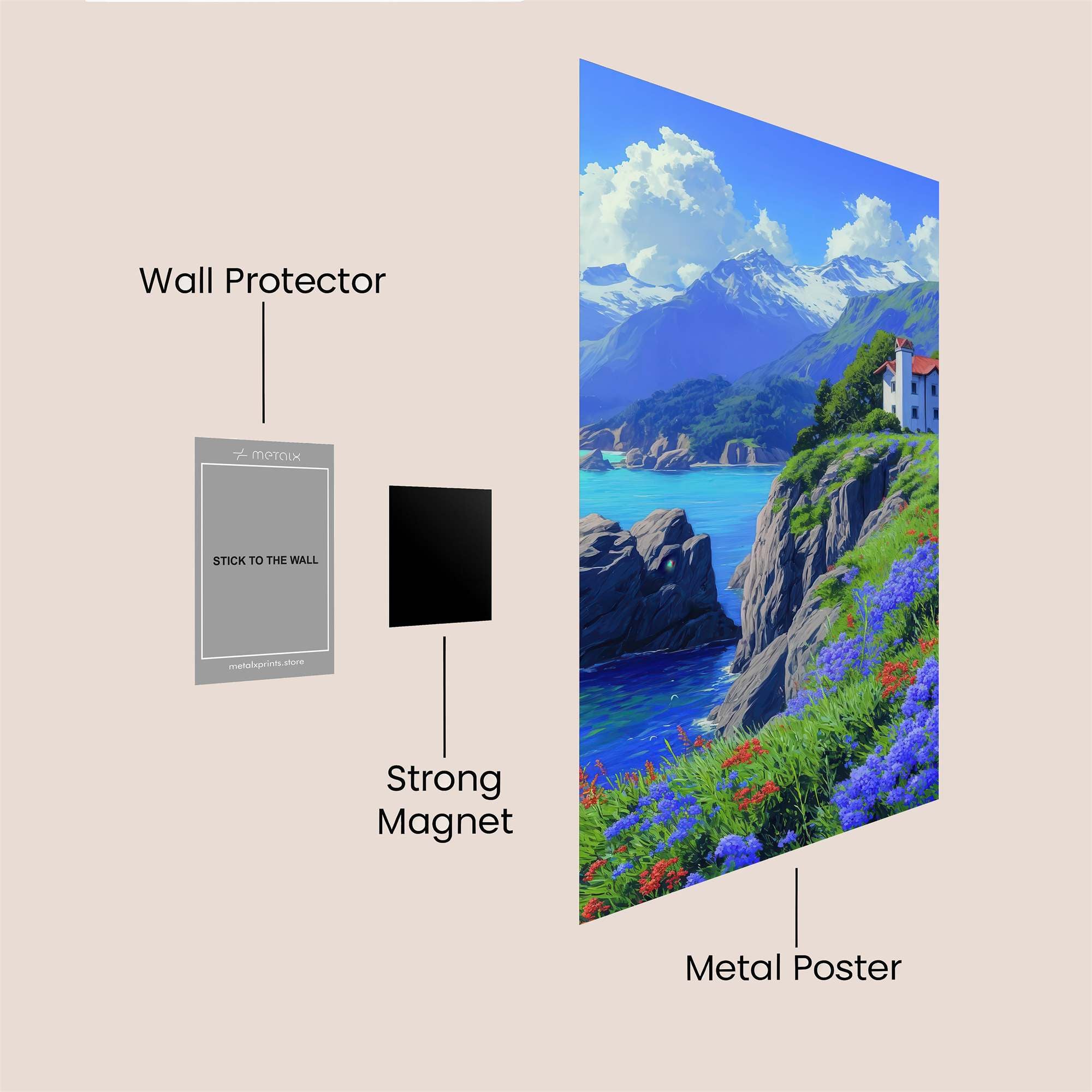 Alpine Serenity Safe Wall Magnetic / M