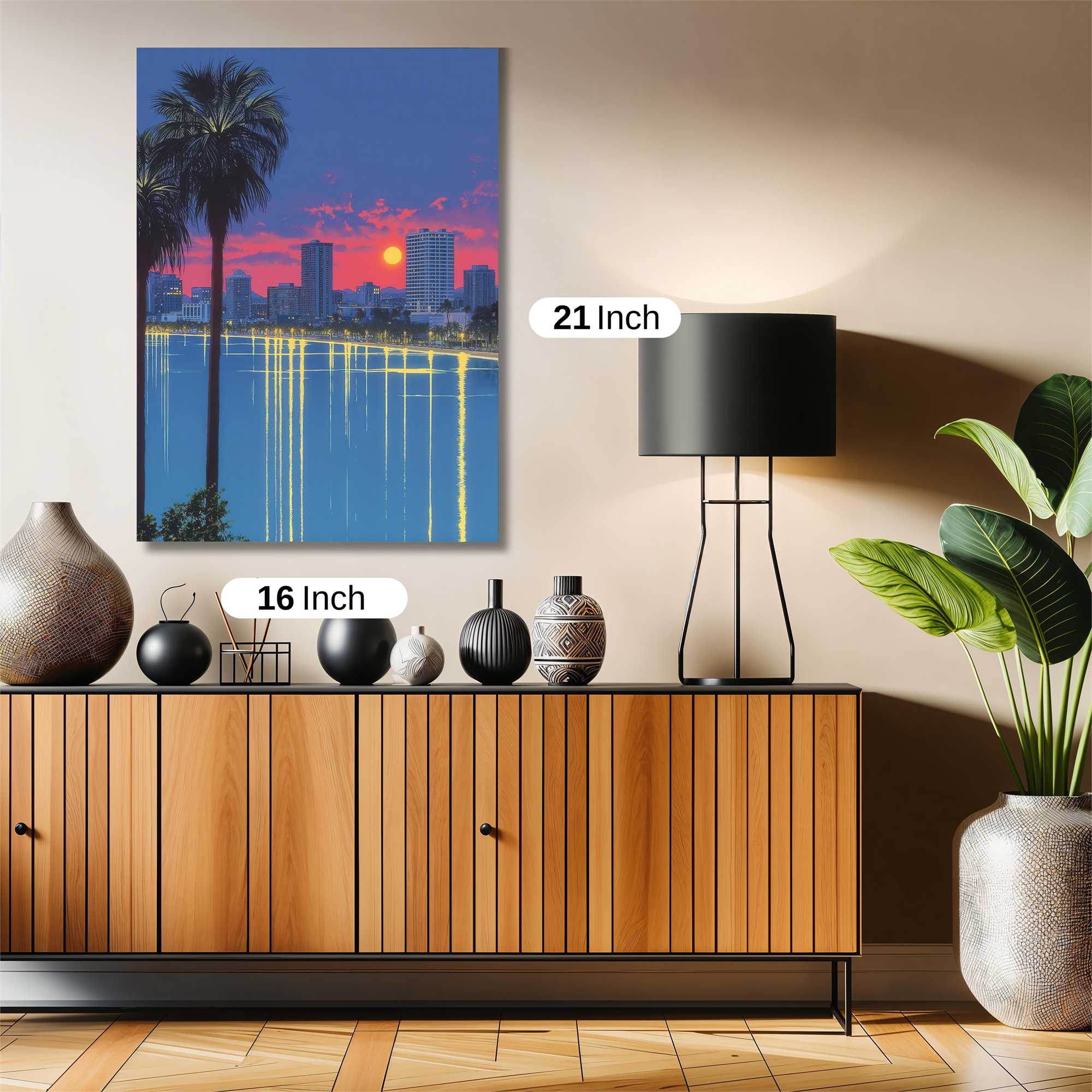 Sunset Serenity Safe Wall Magnetic / M