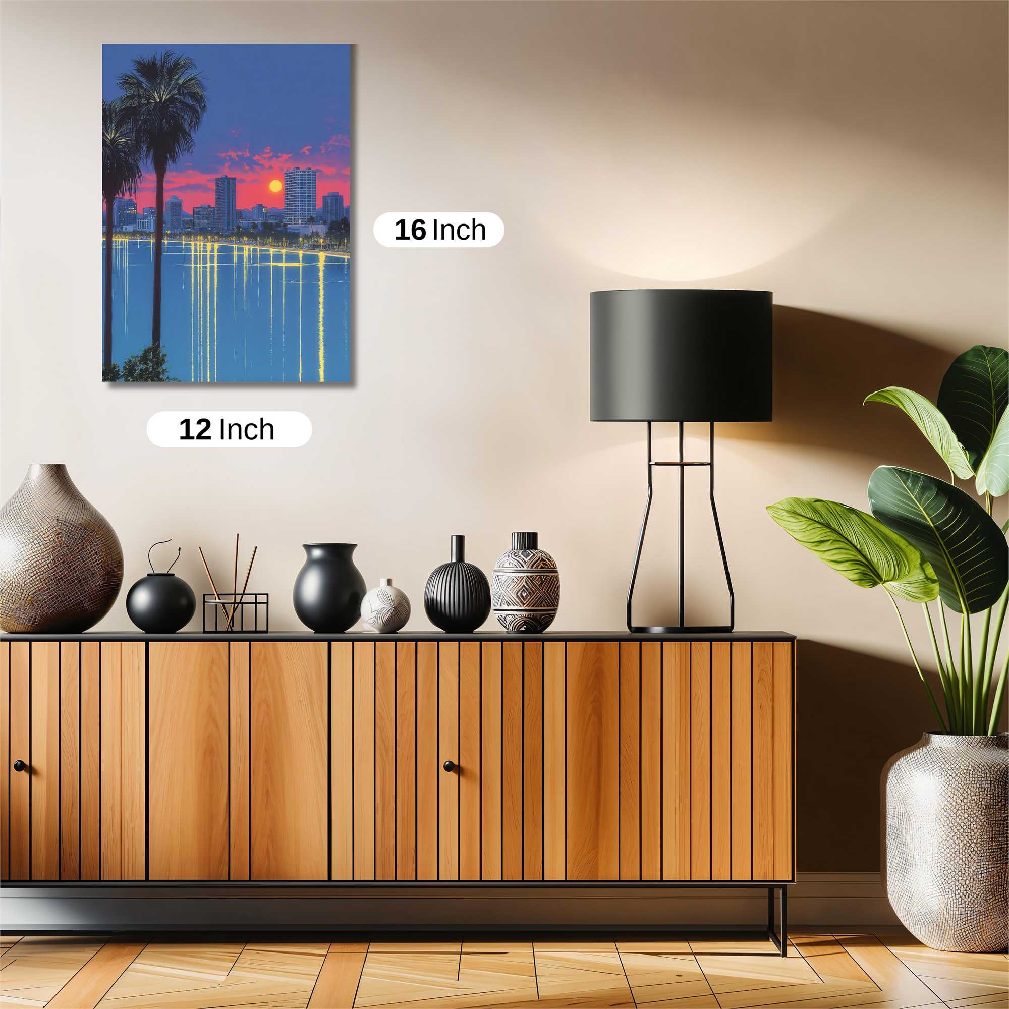 Sunset Serenity Safe Wall Magnetic / M