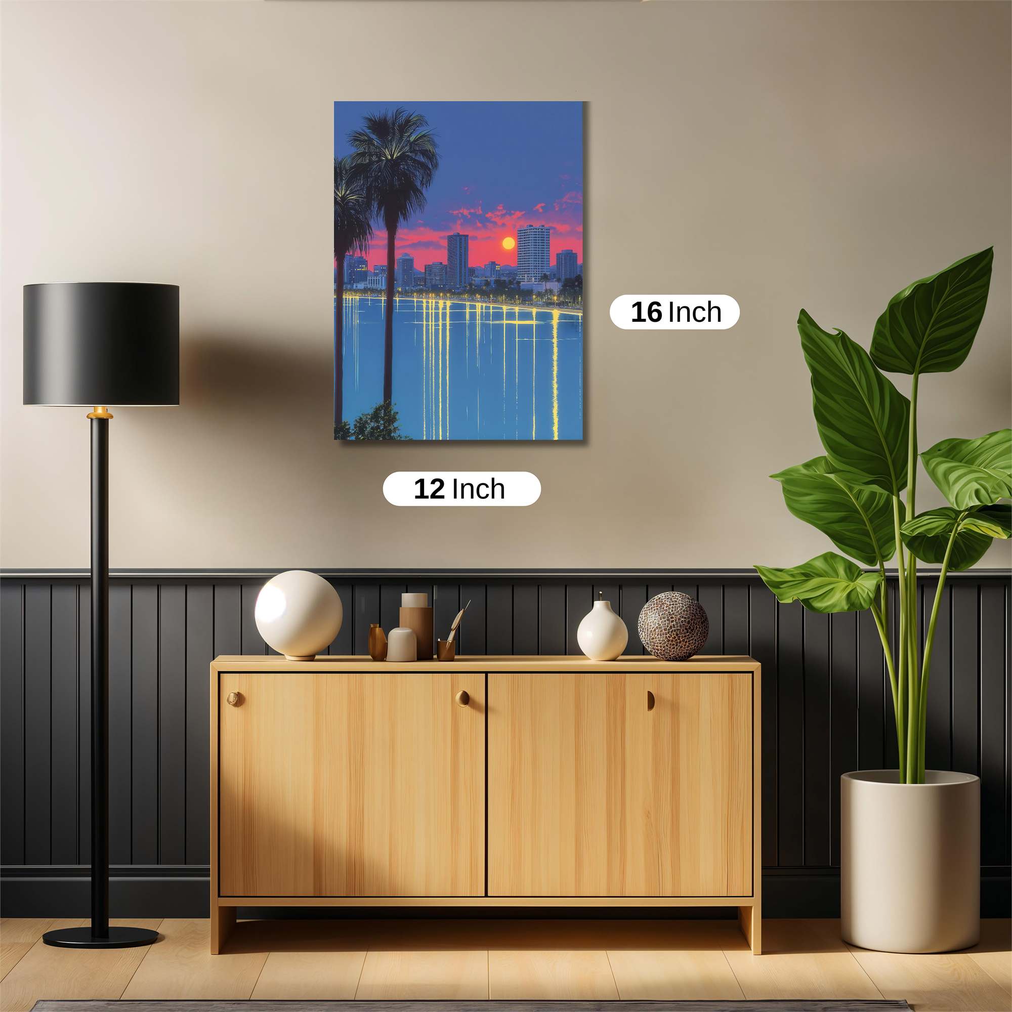 Sunset Serenity Safe Wall Magnetic / M