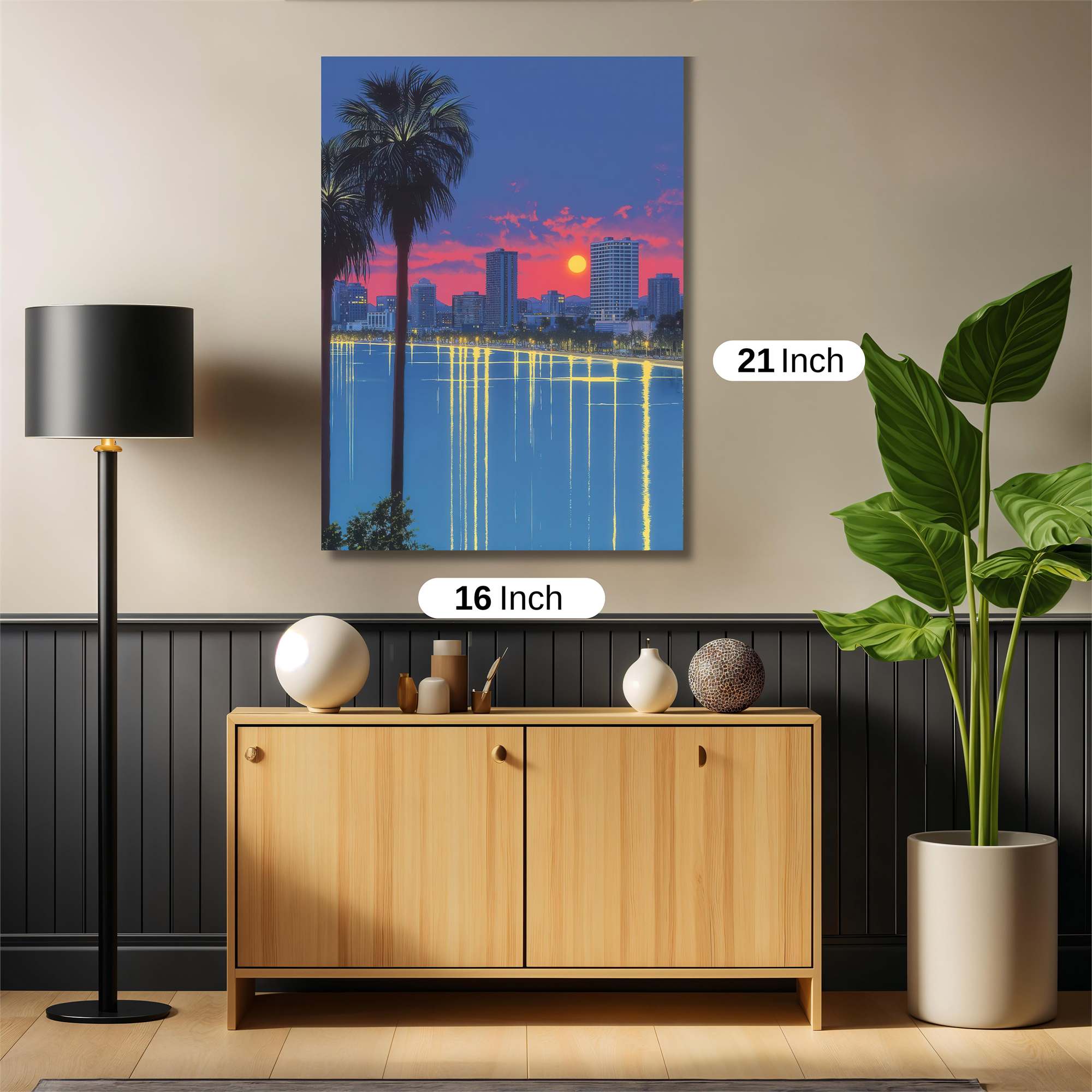 Sunset Serenity Safe Wall Magnetic / M