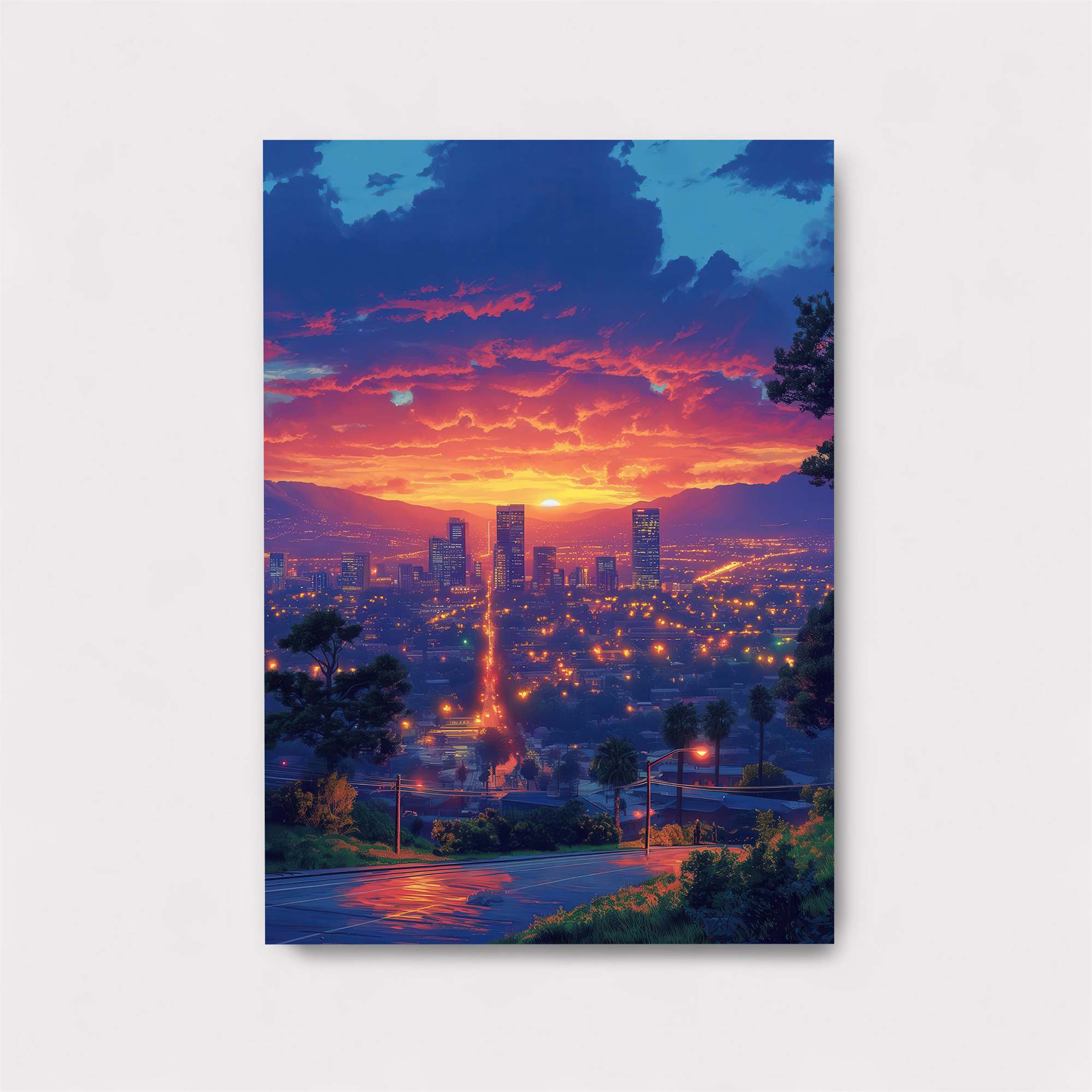 City Twilight Safe Wall Magnetic / M
