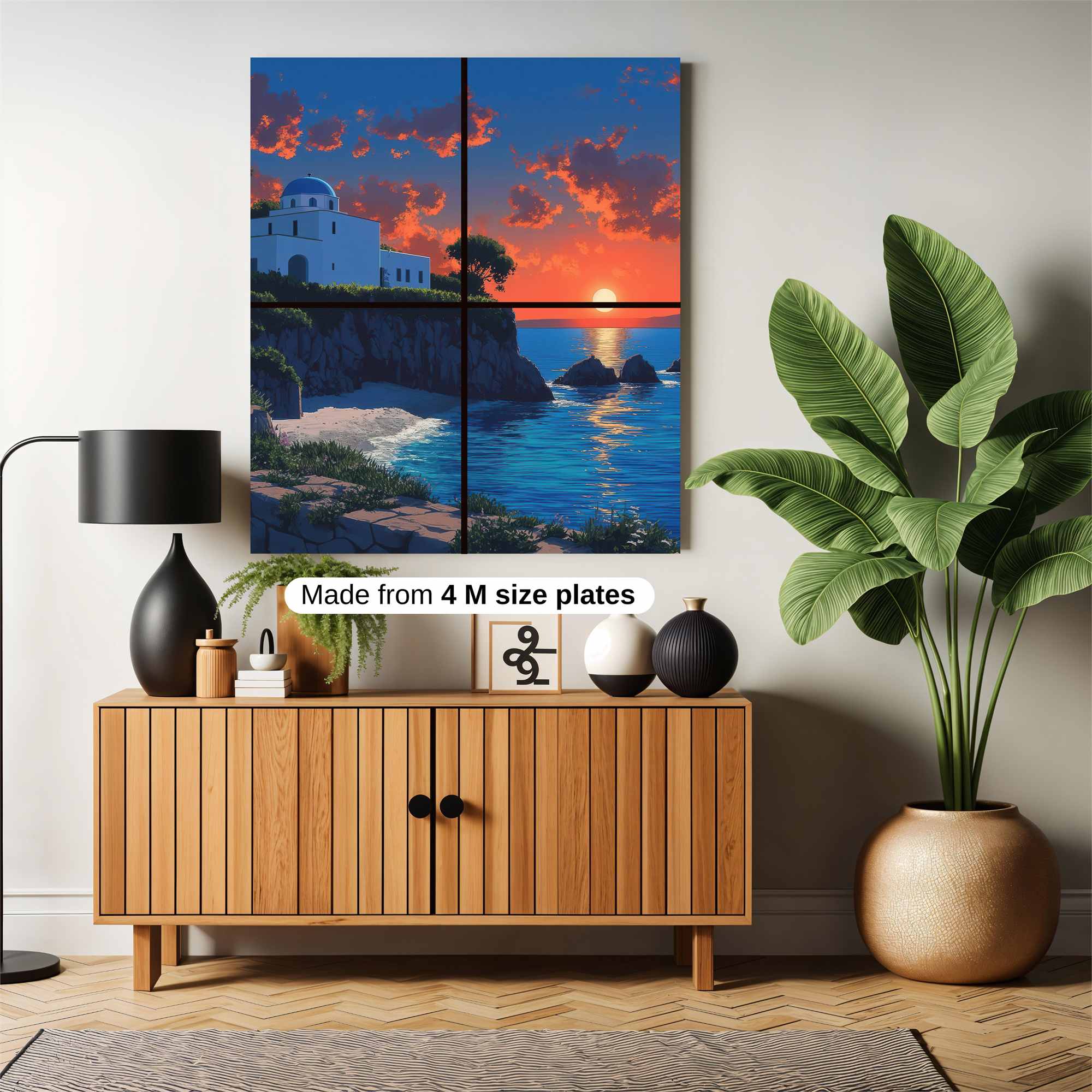 Santorini Serenity Safe Wall Magnetic / M