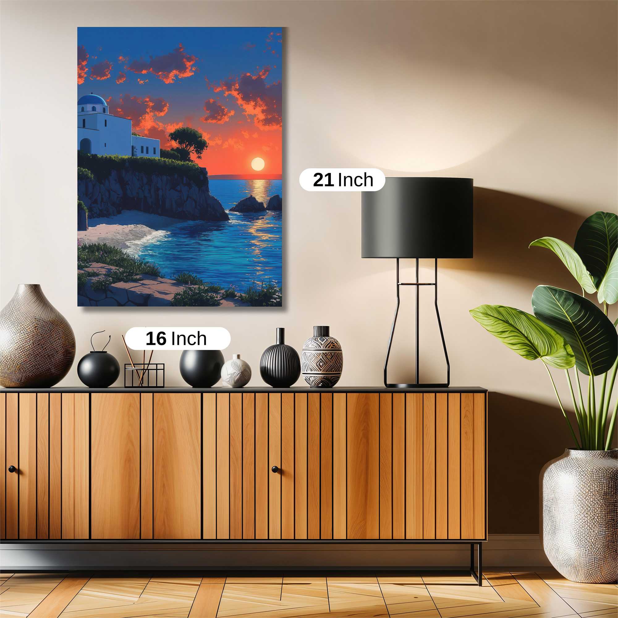 Santorini Serenity Safe Wall Magnetic / M