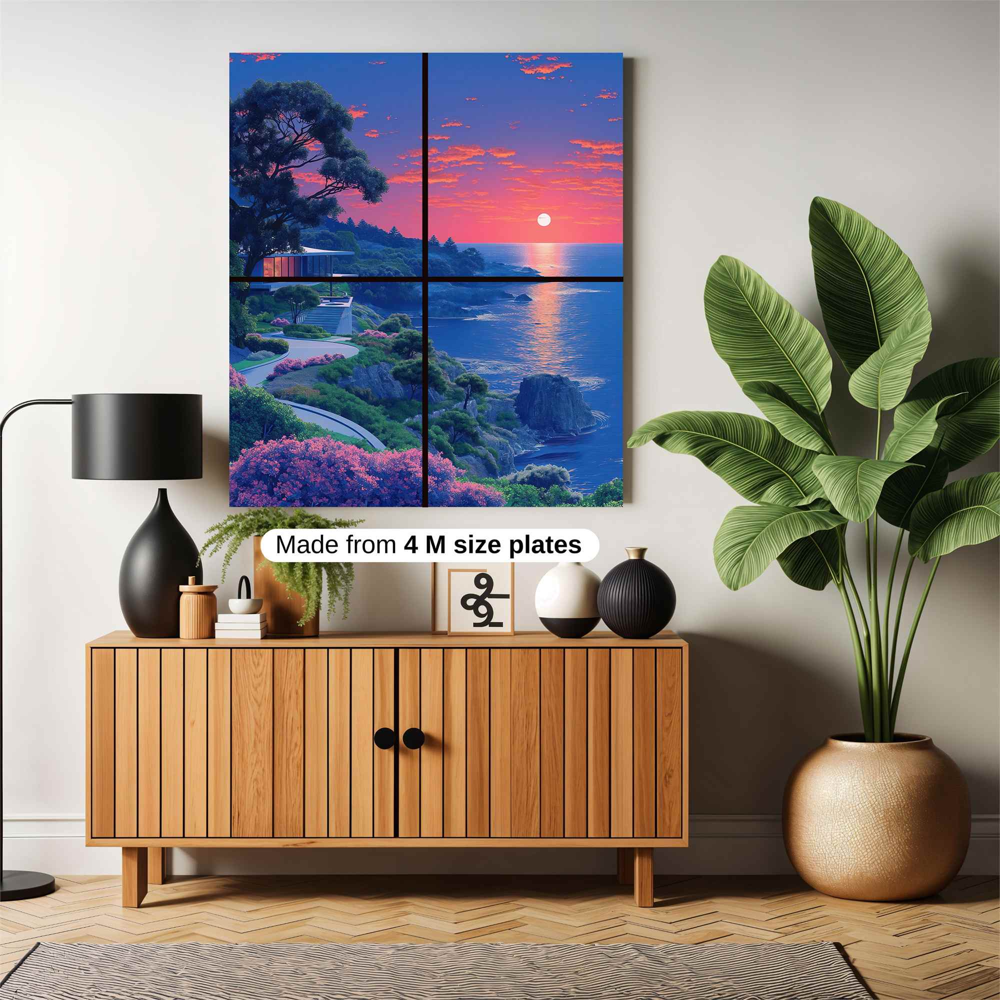 Sunset Serenity Safe Wall Magnetic / M