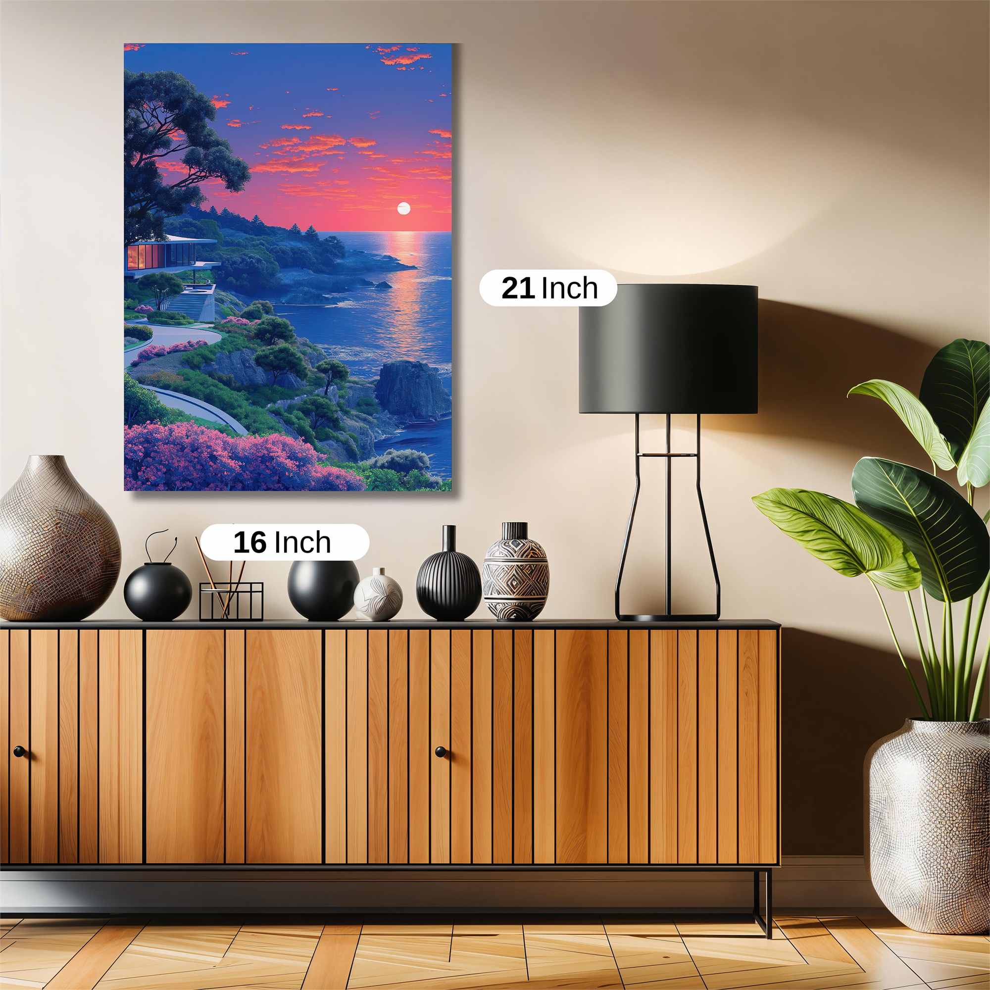 Sunset Serenity Safe Wall Magnetic / M