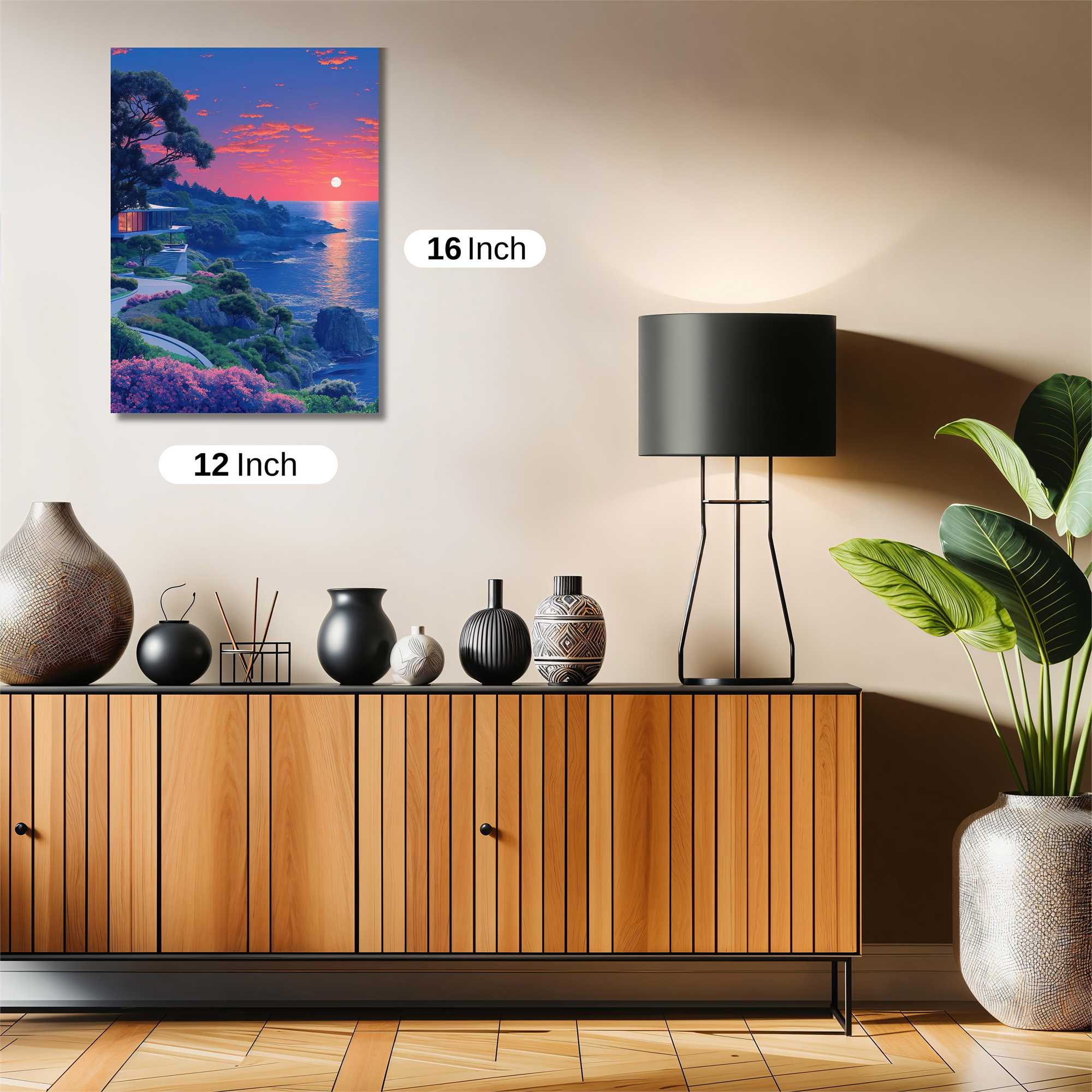 Sunset Serenity Safe Wall Magnetic / M