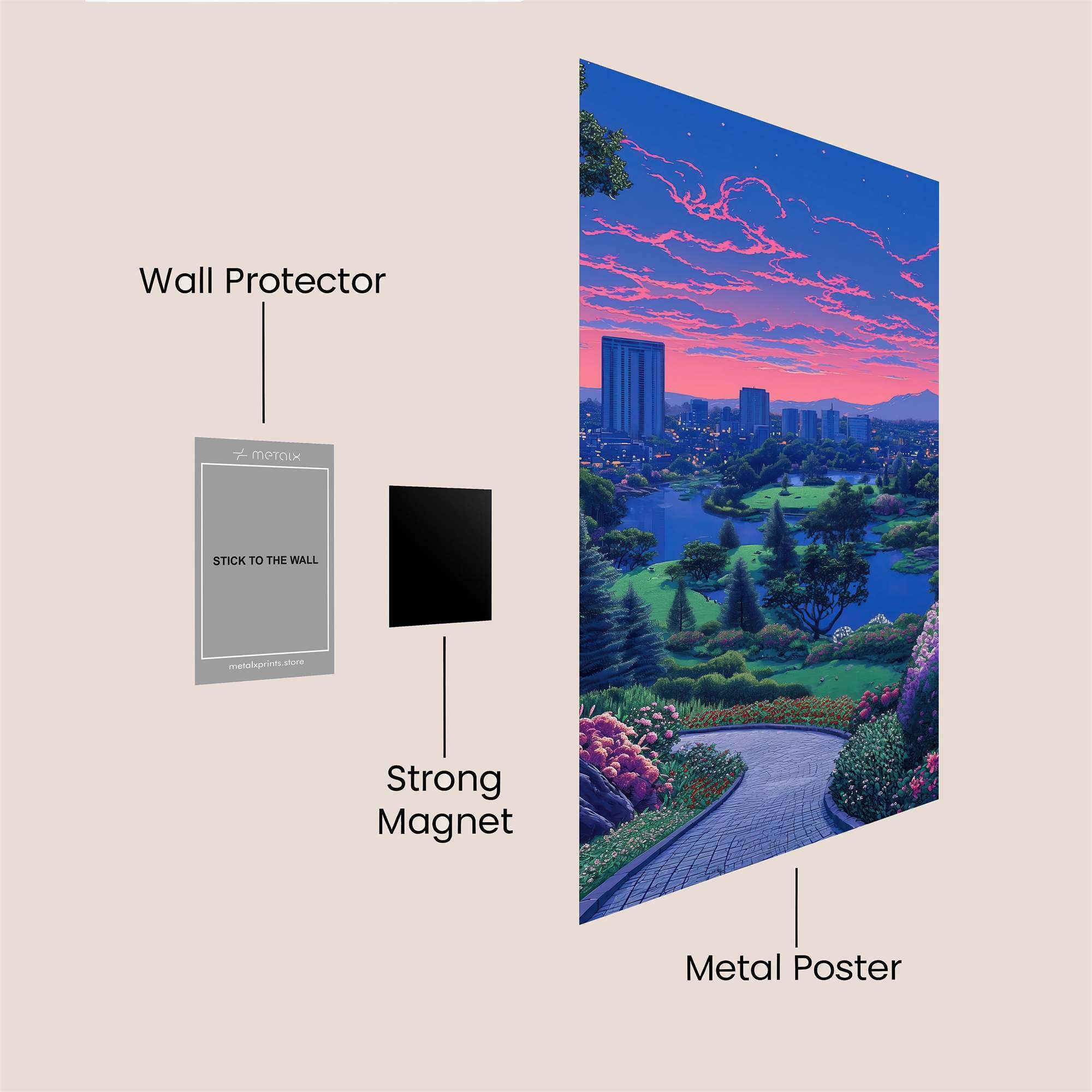 SerenityVista Safe Wall Magnetic / M