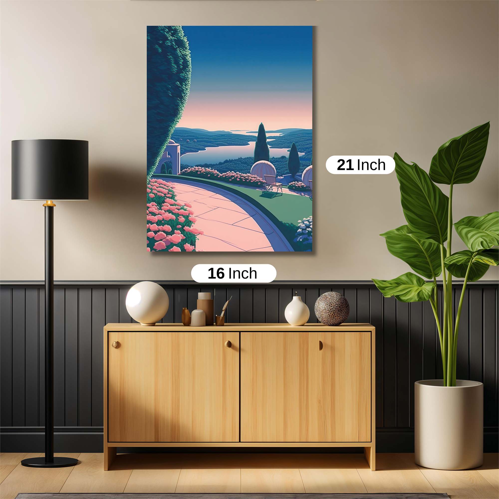 Sunset Serenity Safe Wall Magnetic / M