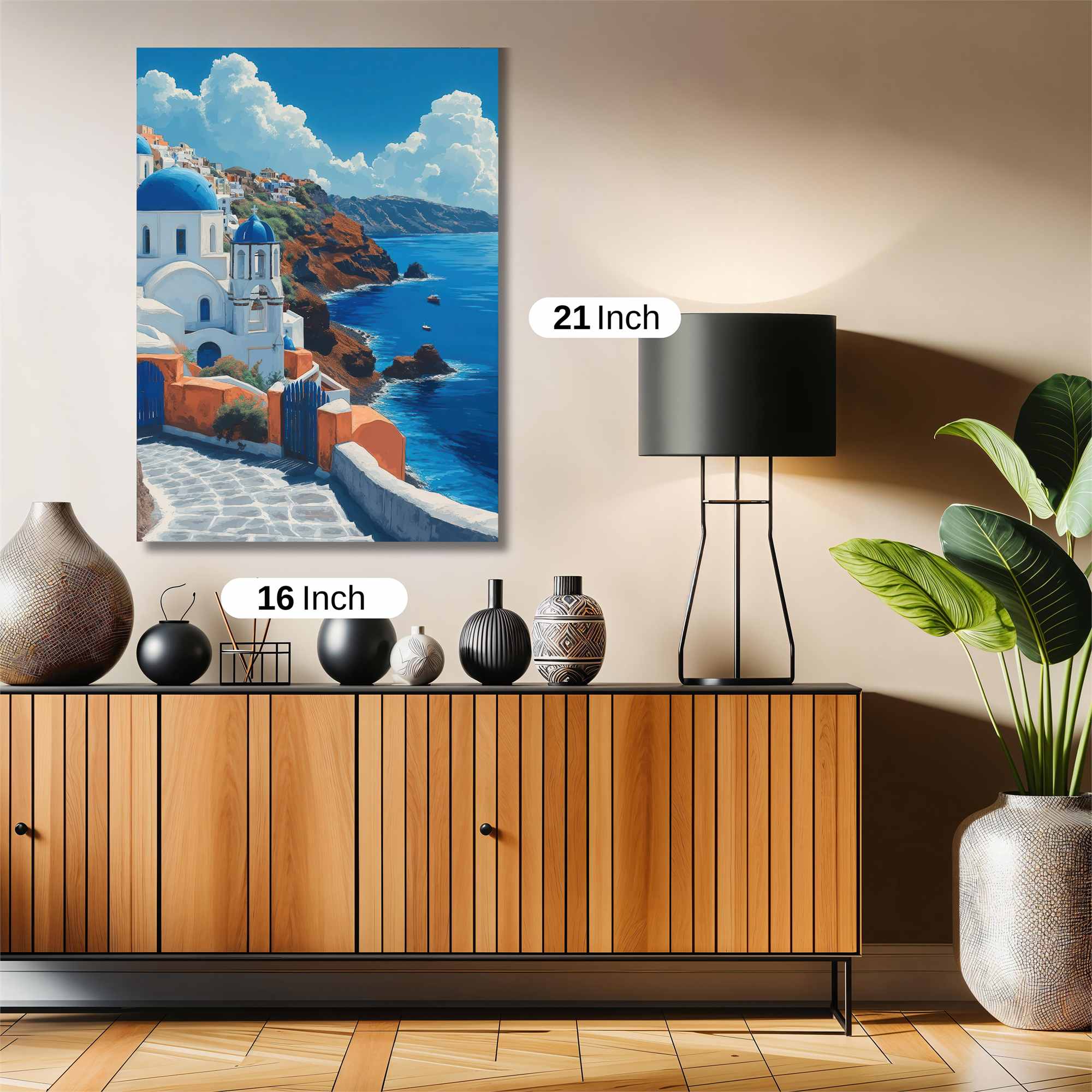 Santorini Serenity Safe Wall Magnetic / M
