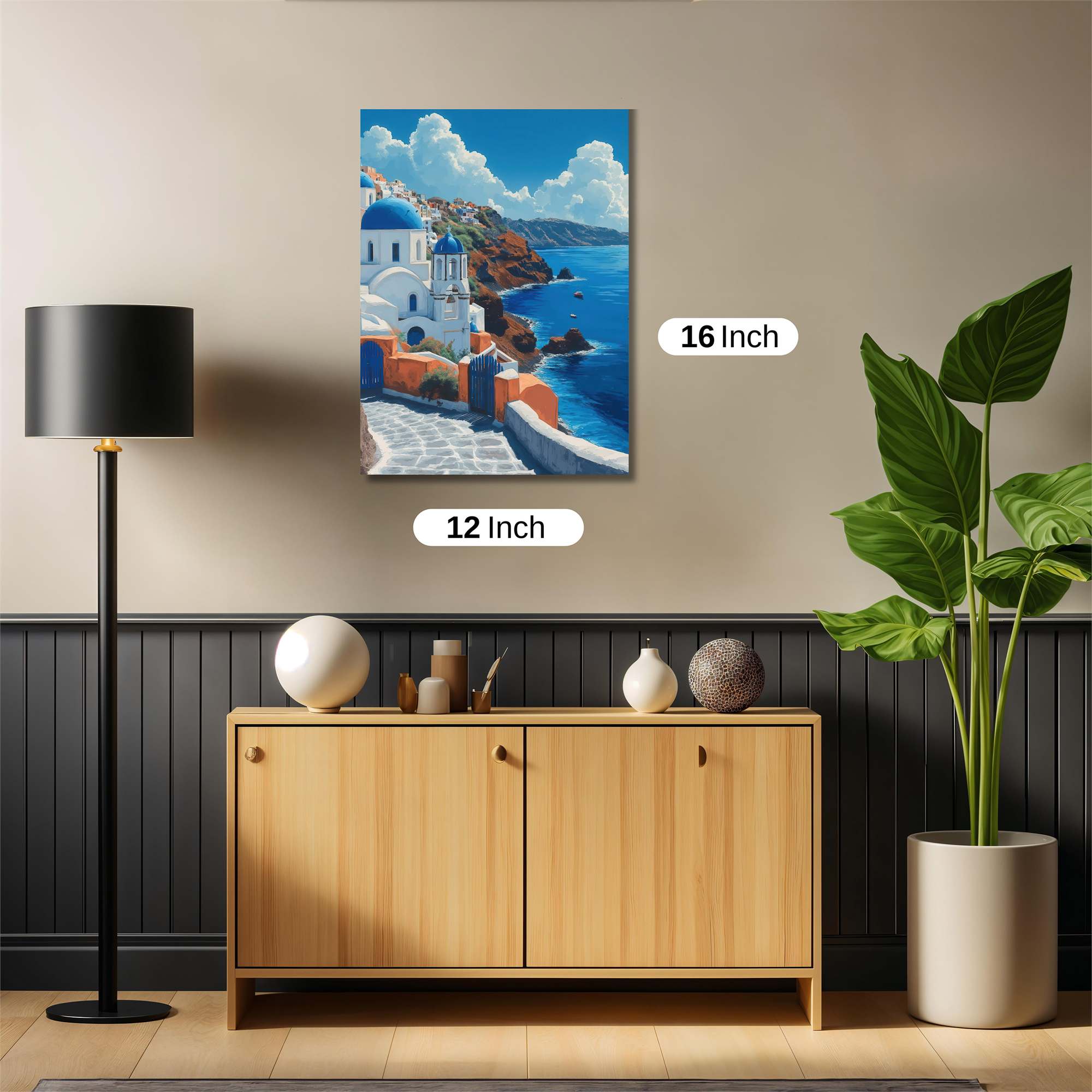 Santorini Serenity Safe Wall Magnetic / M