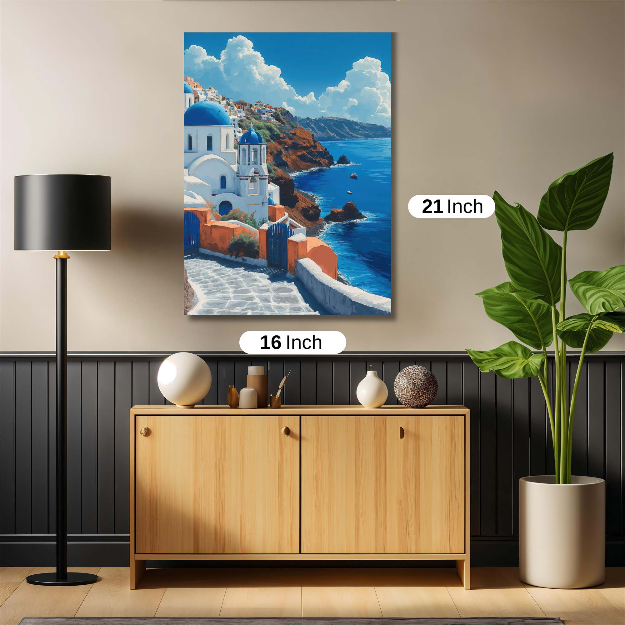 Santorini Serenity Safe Wall Magnetic / M