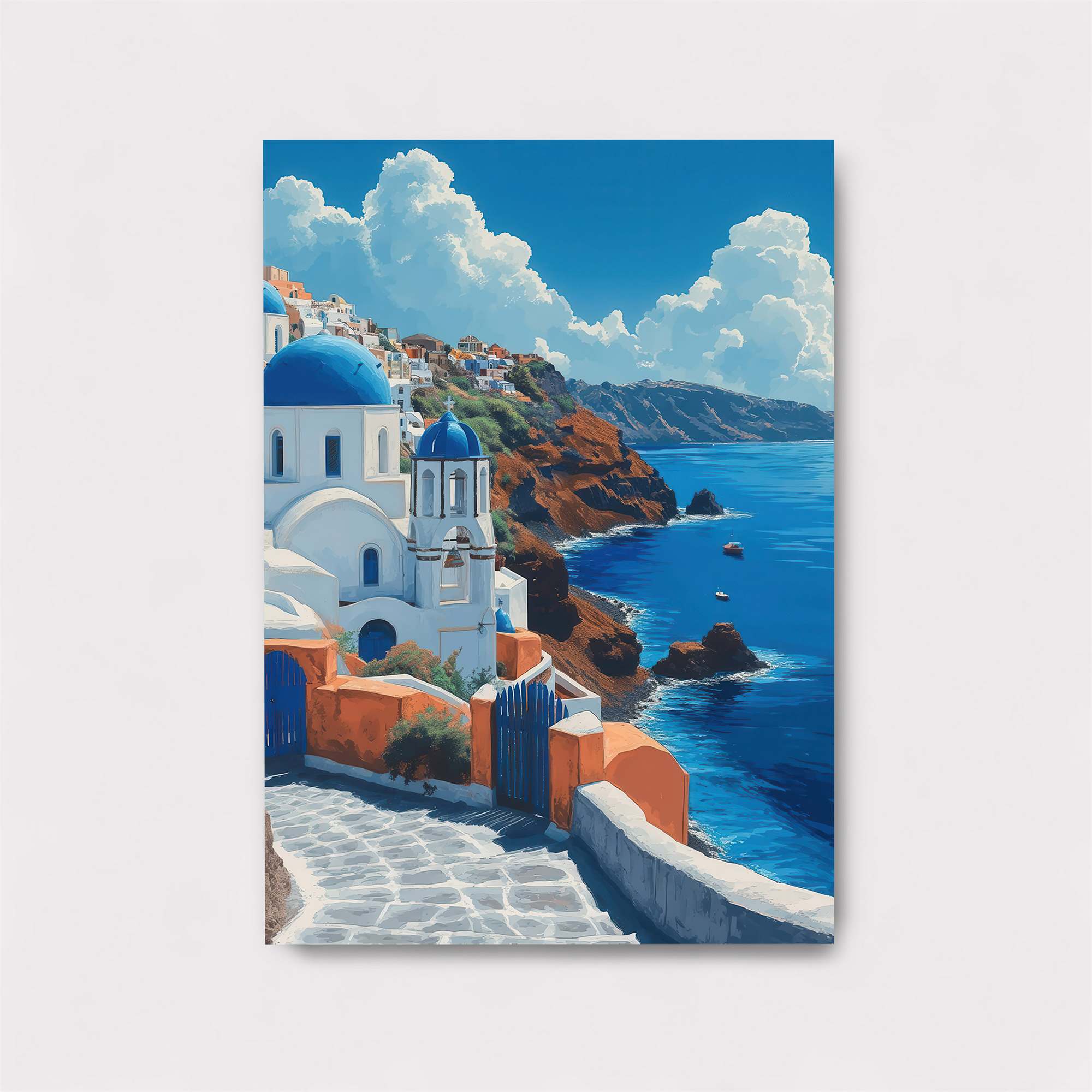 Santorini Serenity Safe Wall Magnetic / M