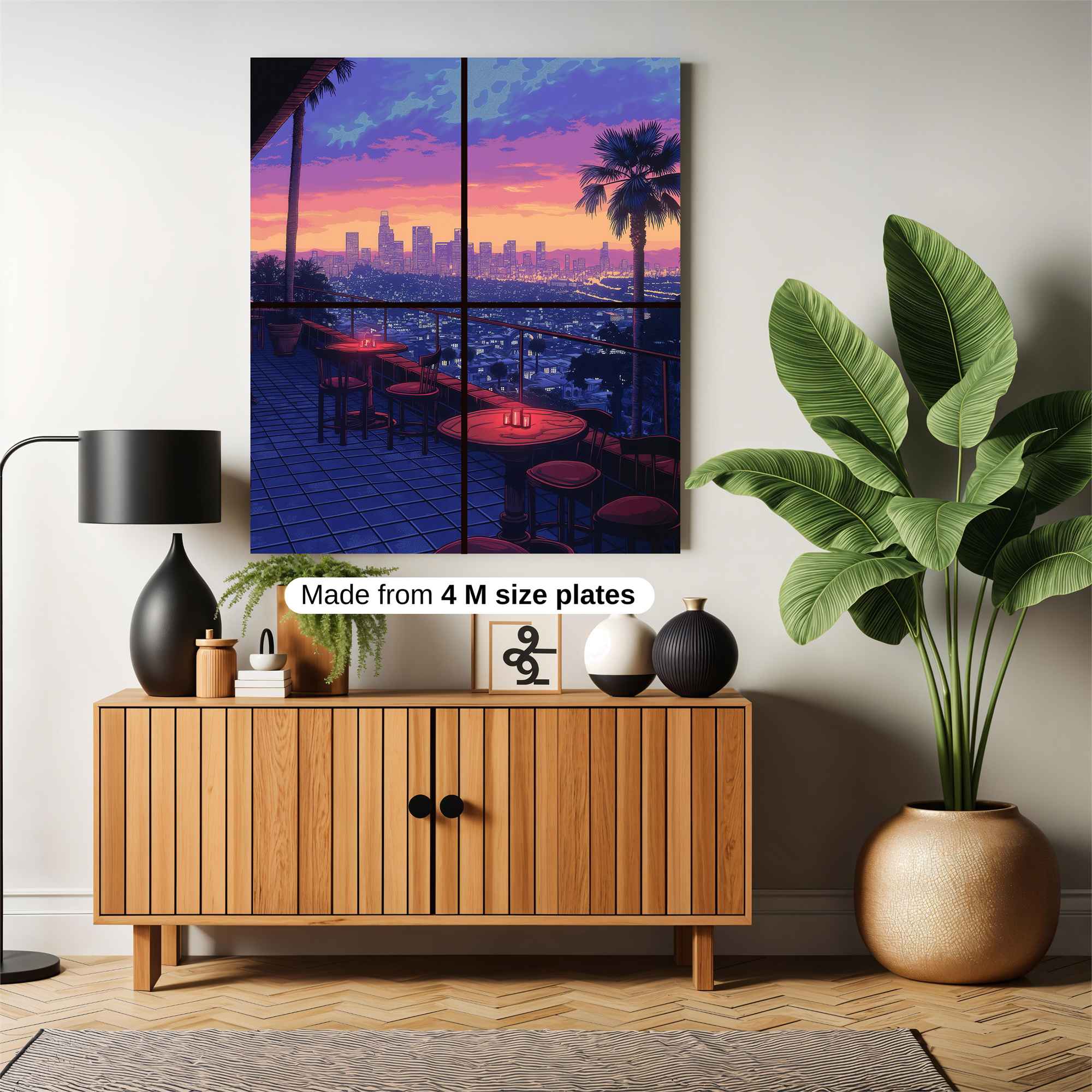 LA Twilight Safe Wall Magnetic / M