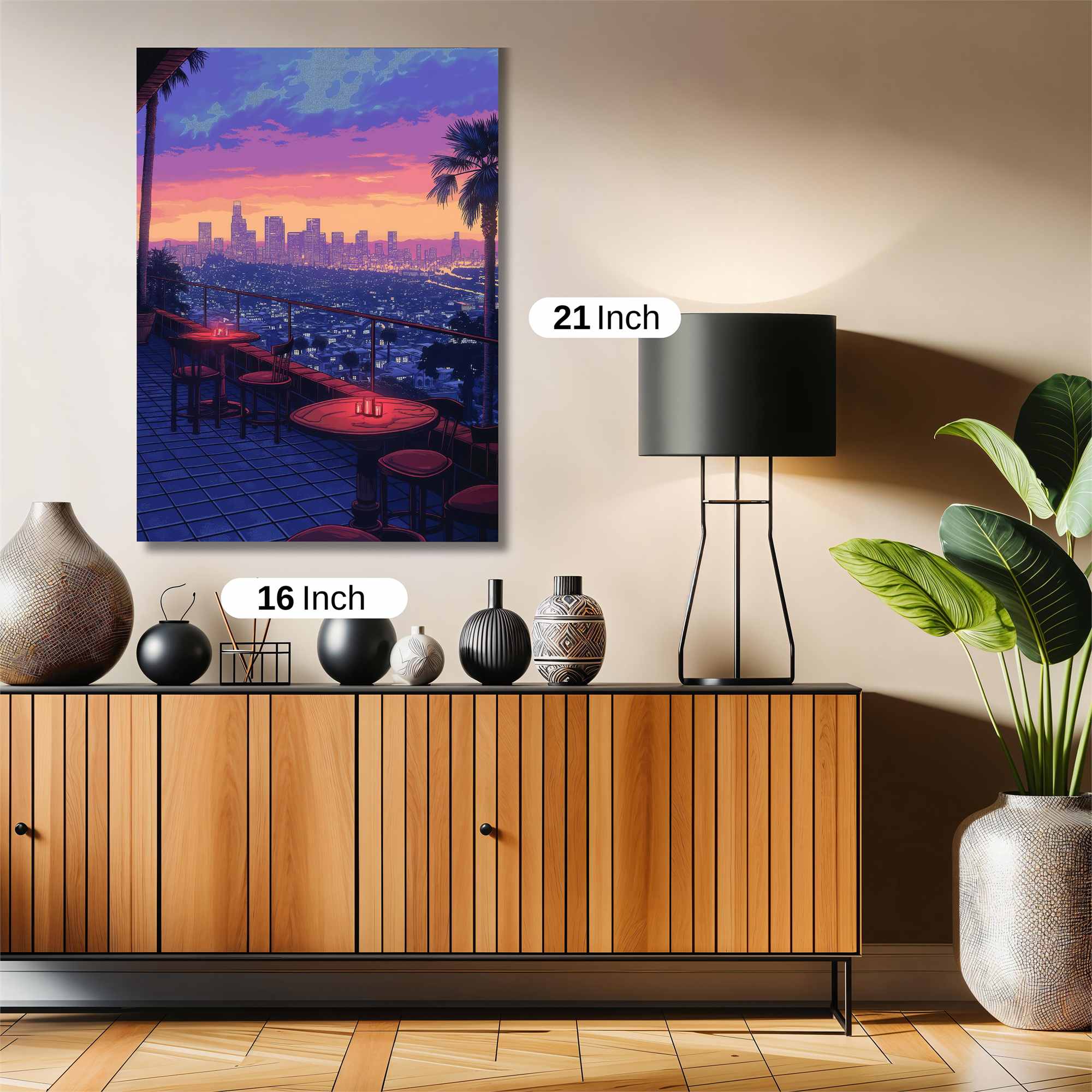 LA Twilight Safe Wall Magnetic / M