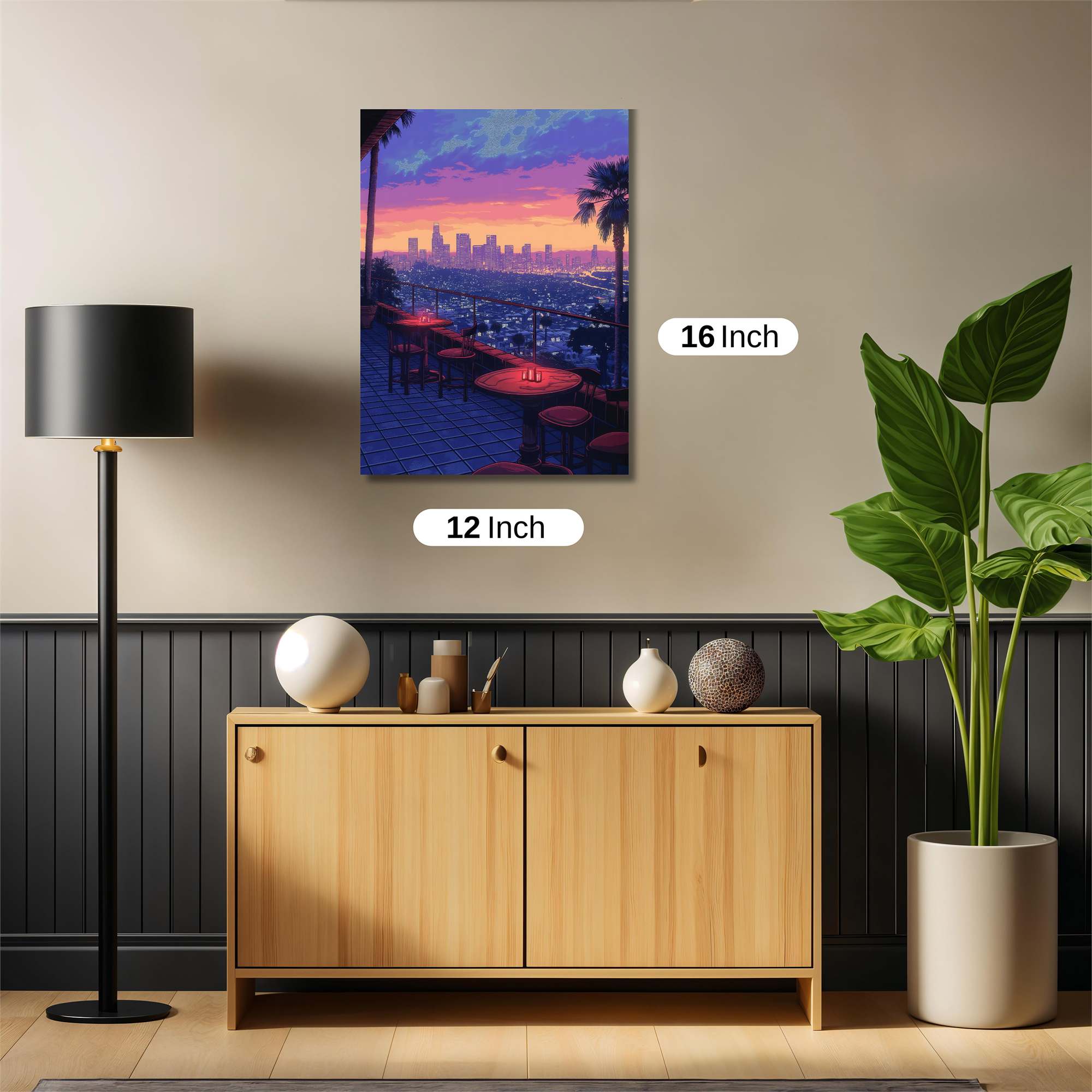 LA Twilight Safe Wall Magnetic / M
