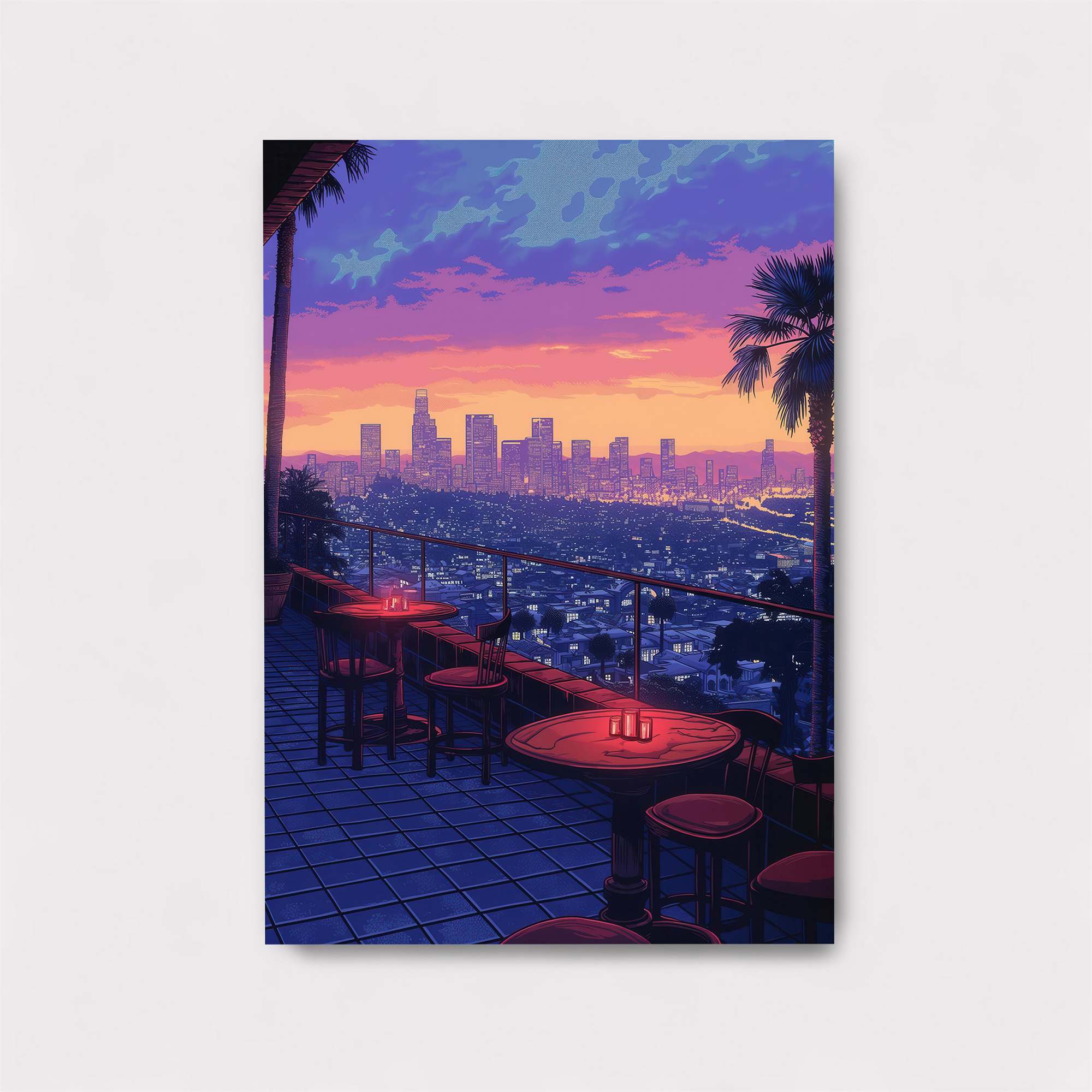 LA Twilight Safe Wall Magnetic / M