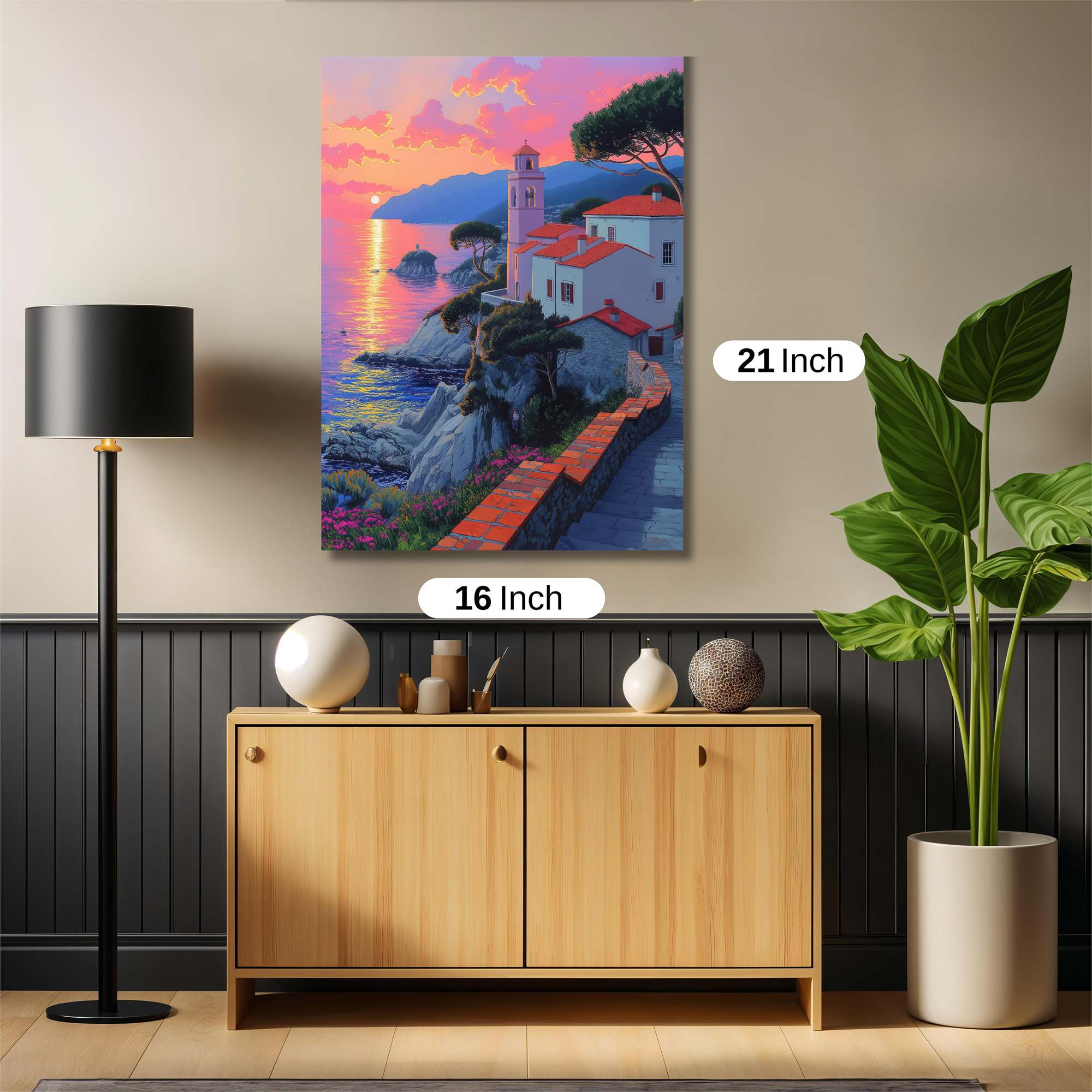 Sunset Serenity Safe Wall Magnetic / M