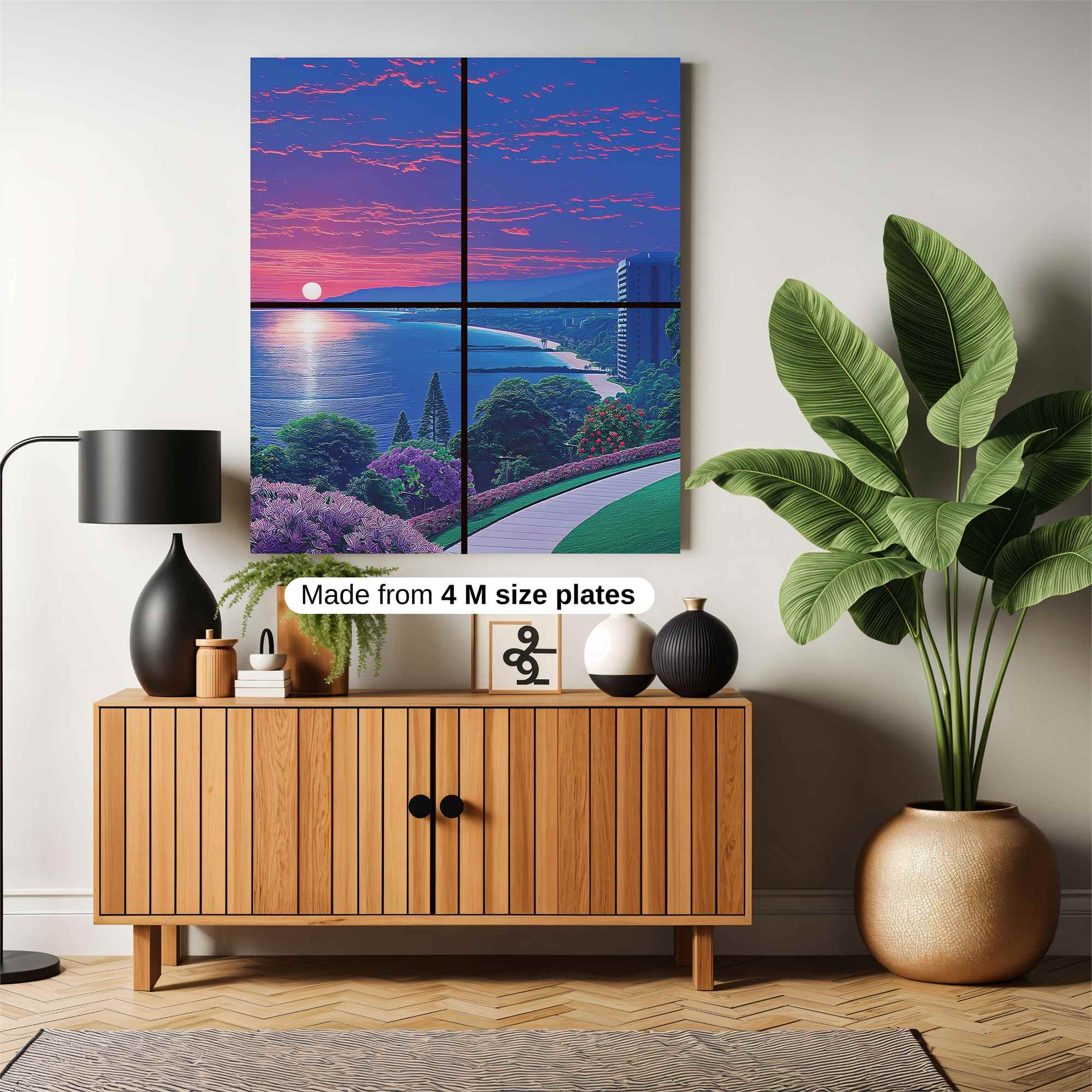 Sunset Serenity Safe Wall Magnetic / M