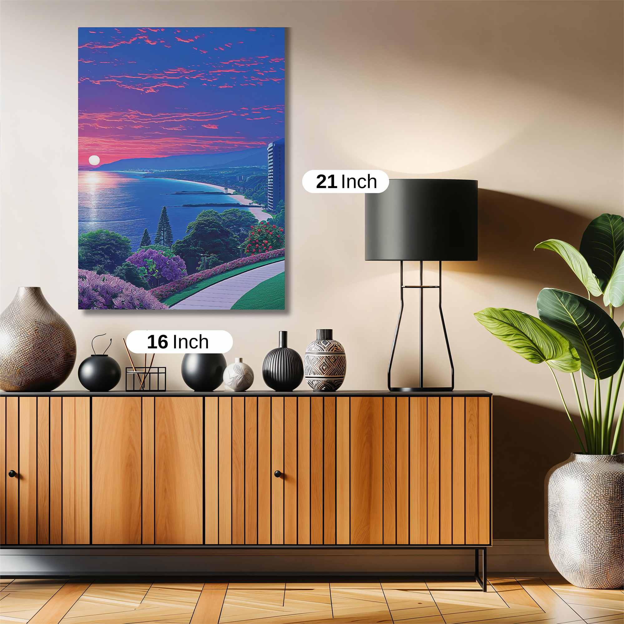 Sunset Serenity Safe Wall Magnetic / M