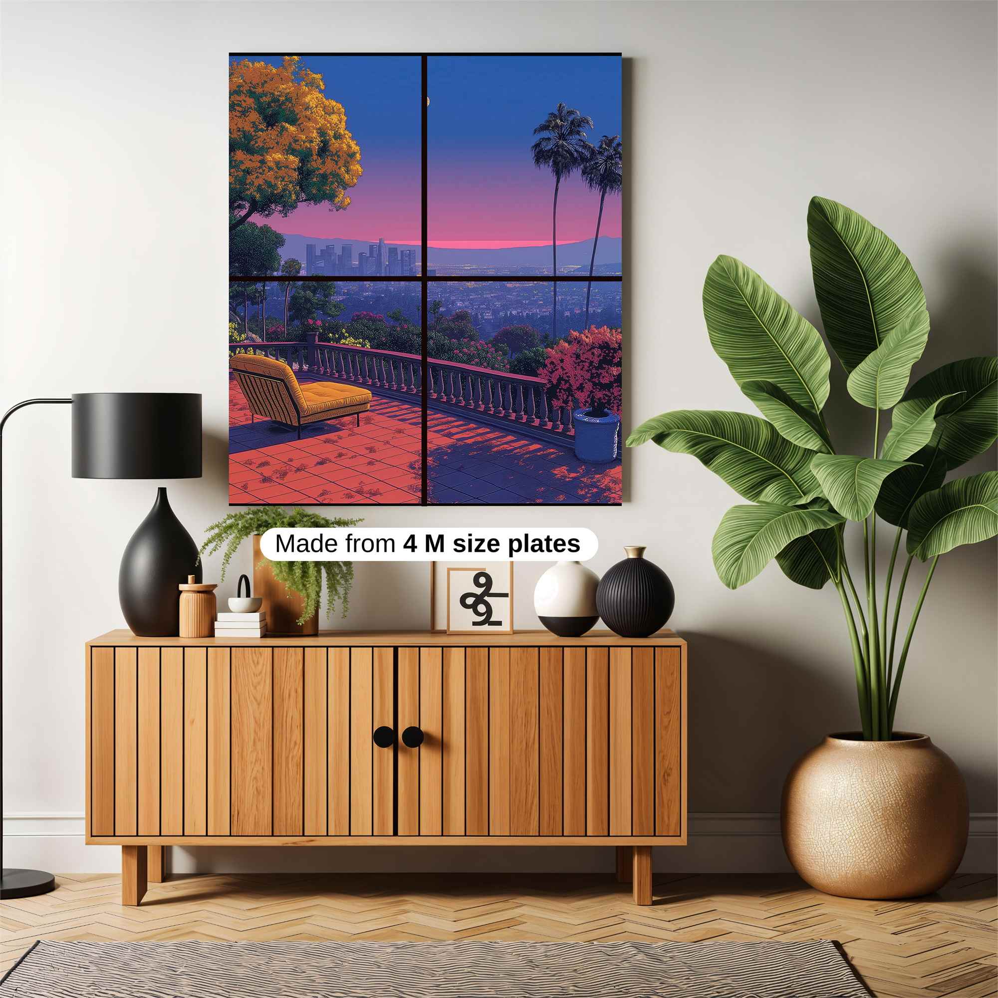 Sunset Serenity Safe Wall Magnetic / M