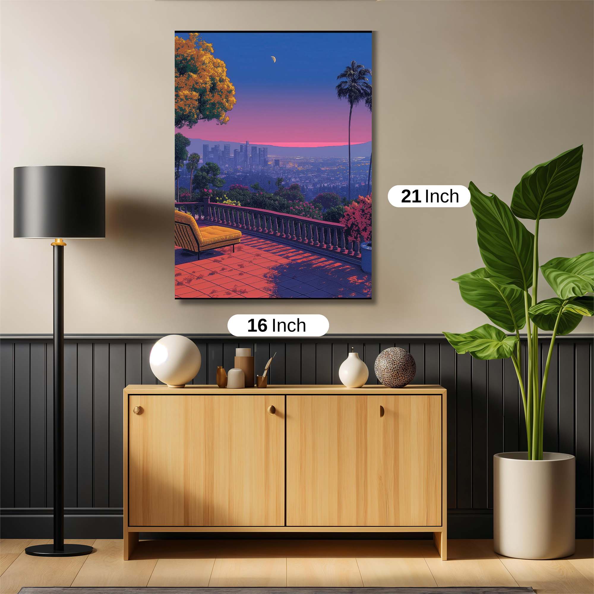 Sunset Serenity Safe Wall Magnetic / M
