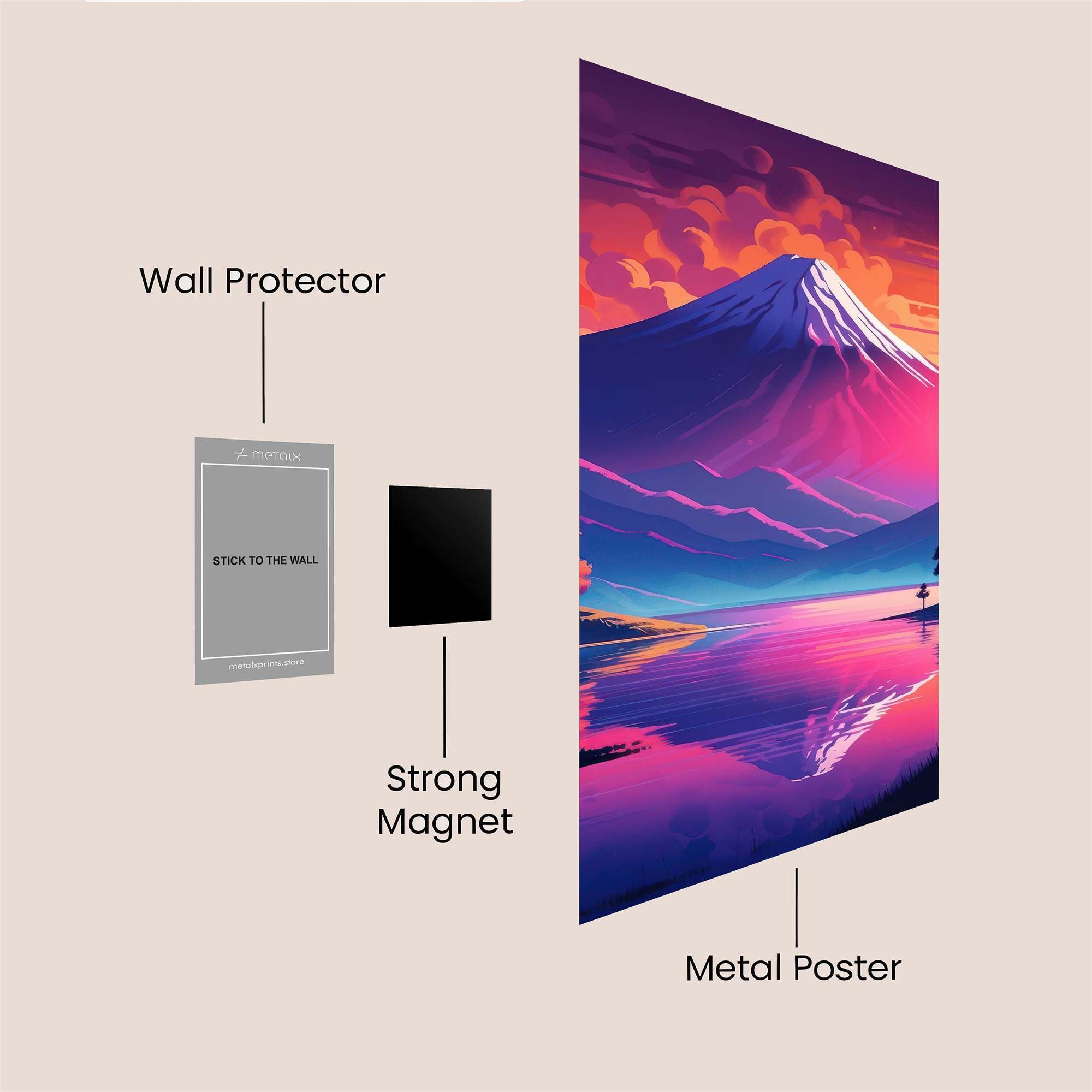 Fuji Serenity Safe Wall Magnetic / M