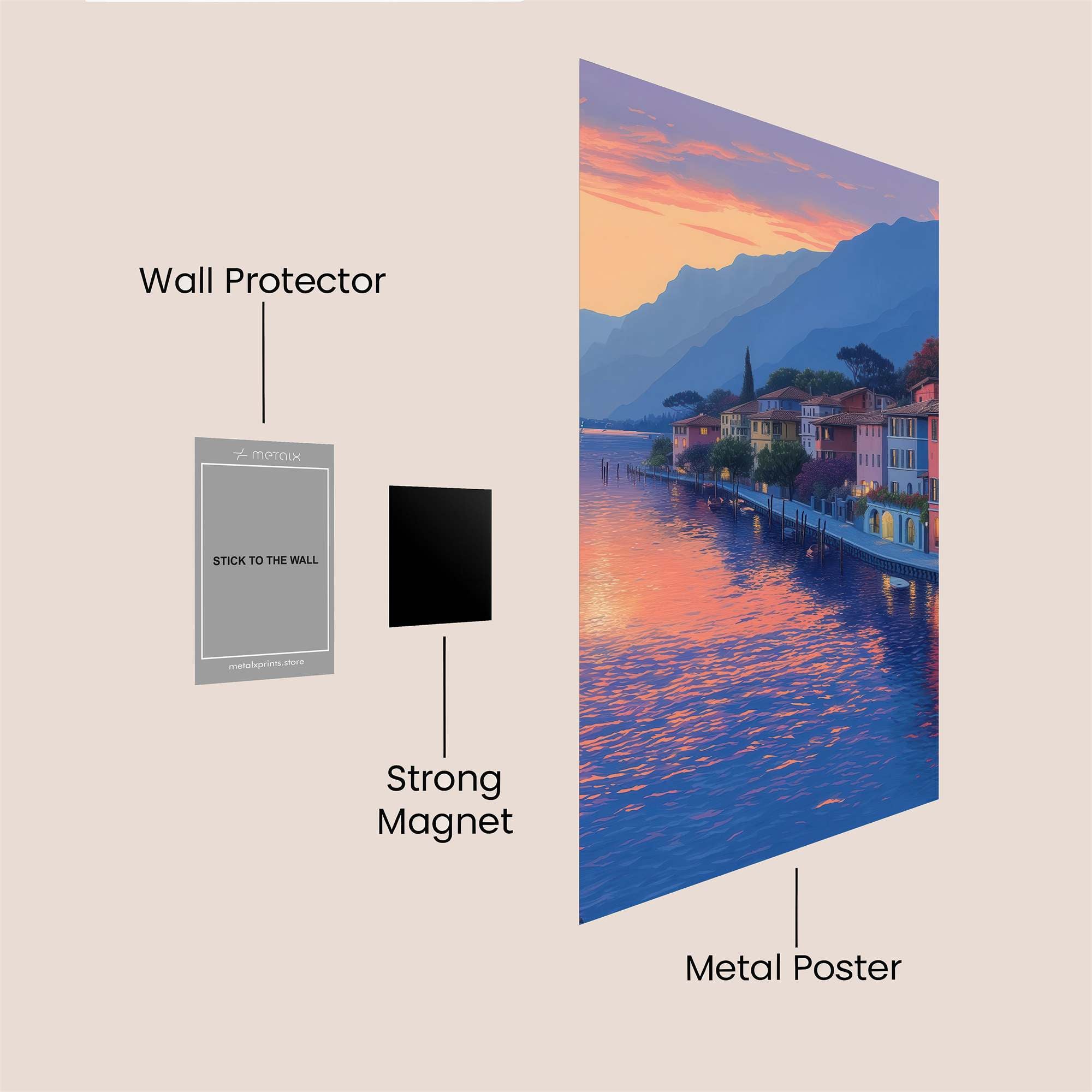 Lake Serenity Safe Wall Magnetic / M