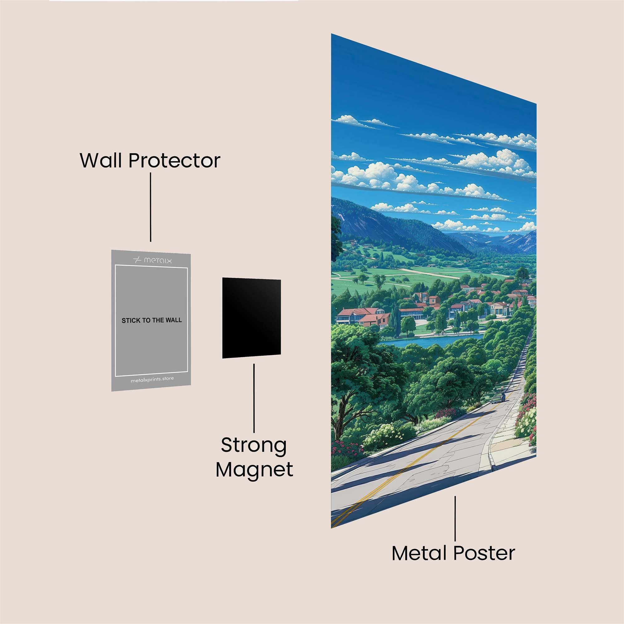 Valley Serenity Safe Wall Magnetic / M