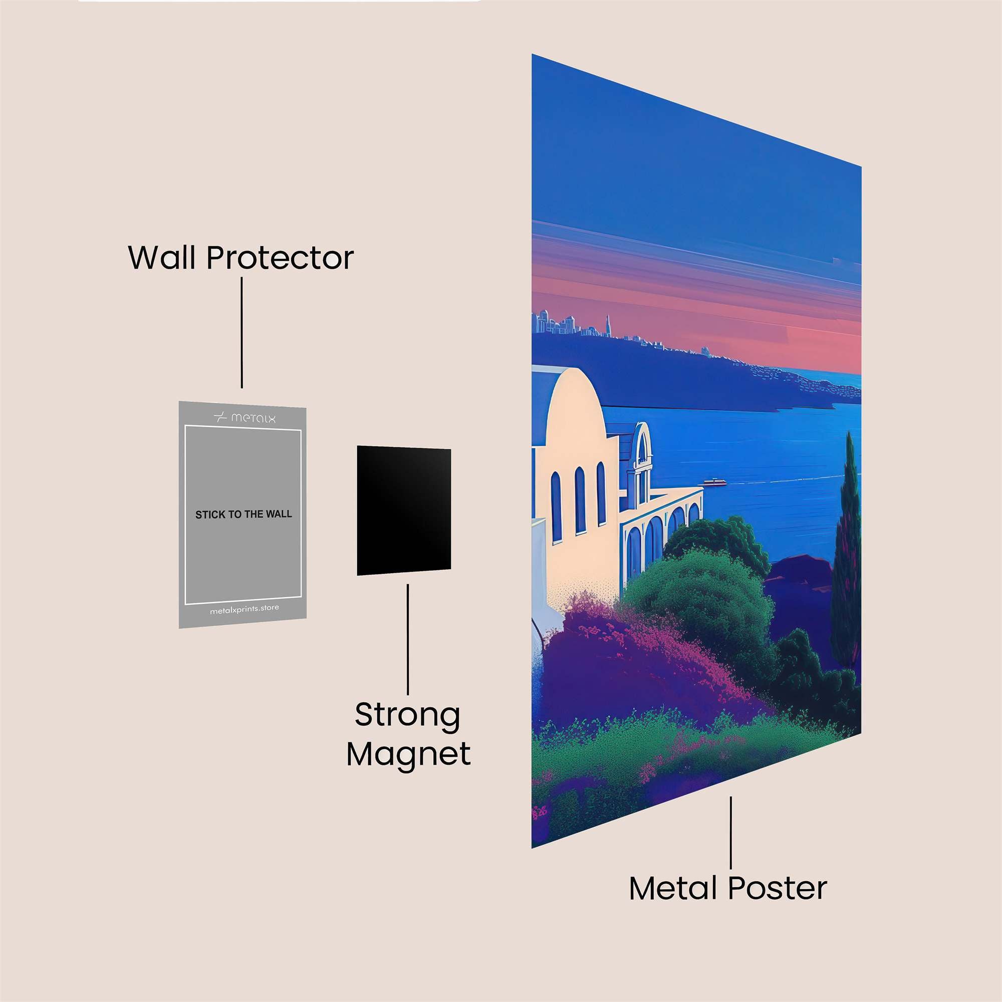 GoldenGate Twilight Safe Wall Magnetic / M