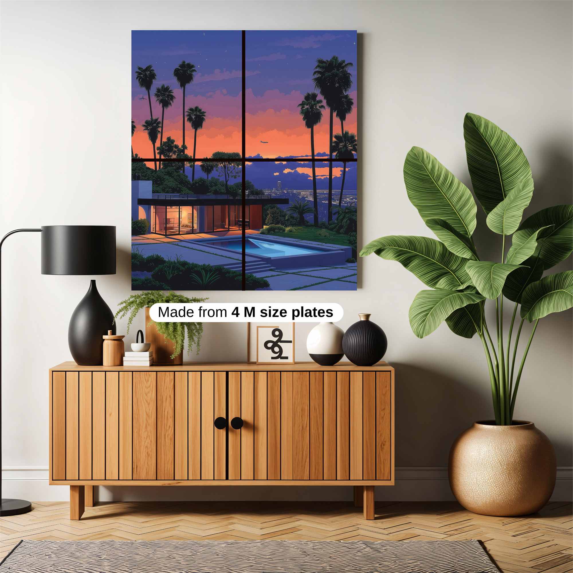 Sunset Serenity Safe Wall Magnetic / M