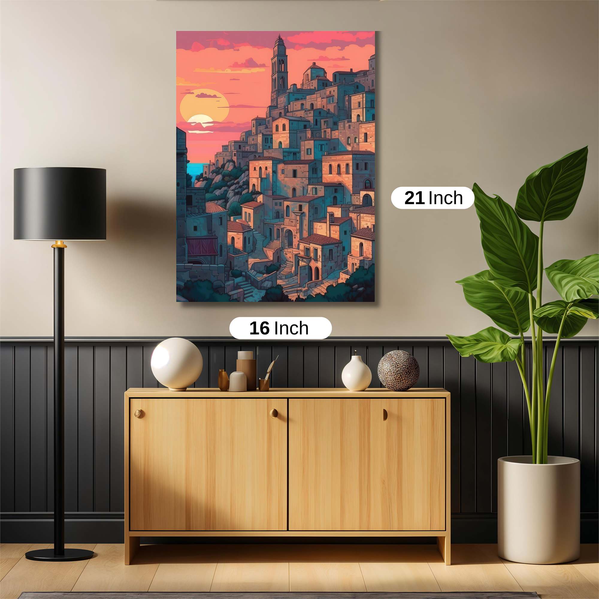Sunset Serenity Safe Wall Magnetic / M