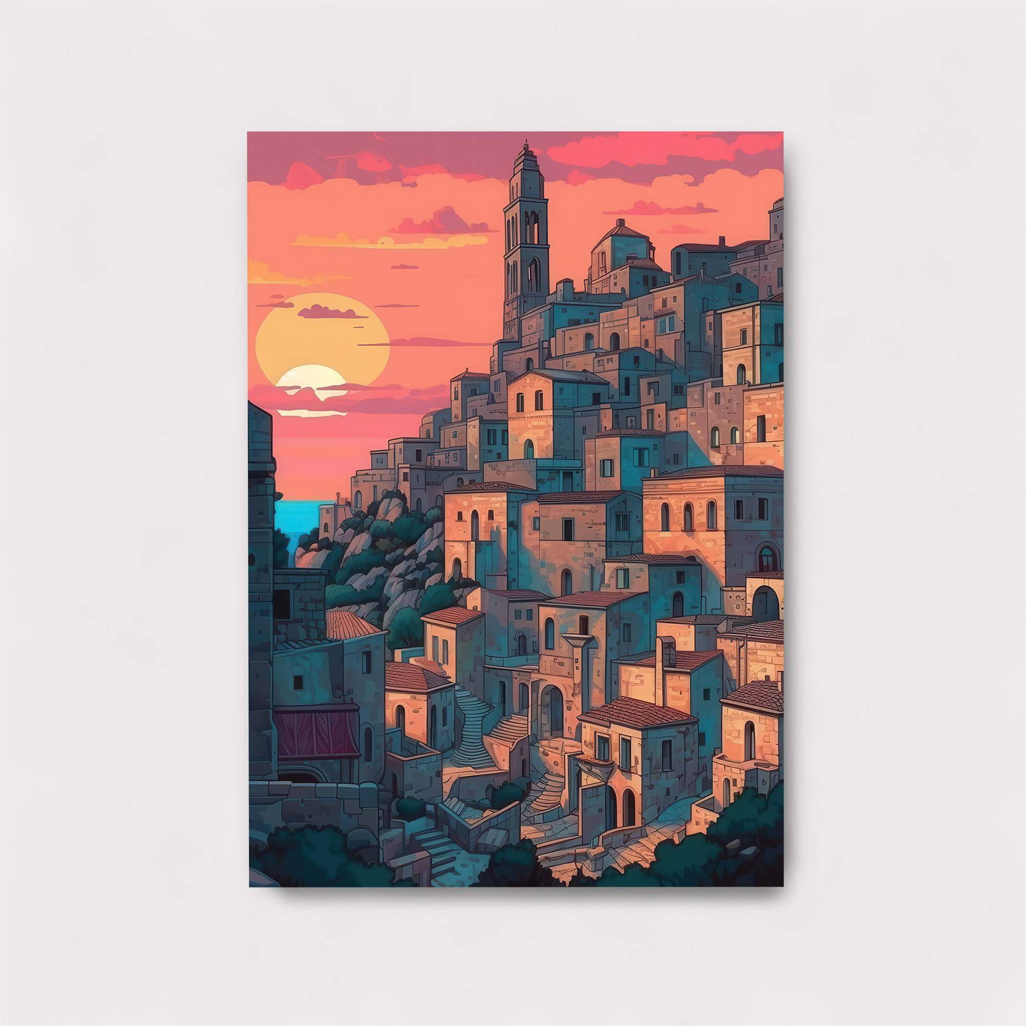 Sunset Serenity Safe Wall Magnetic / M