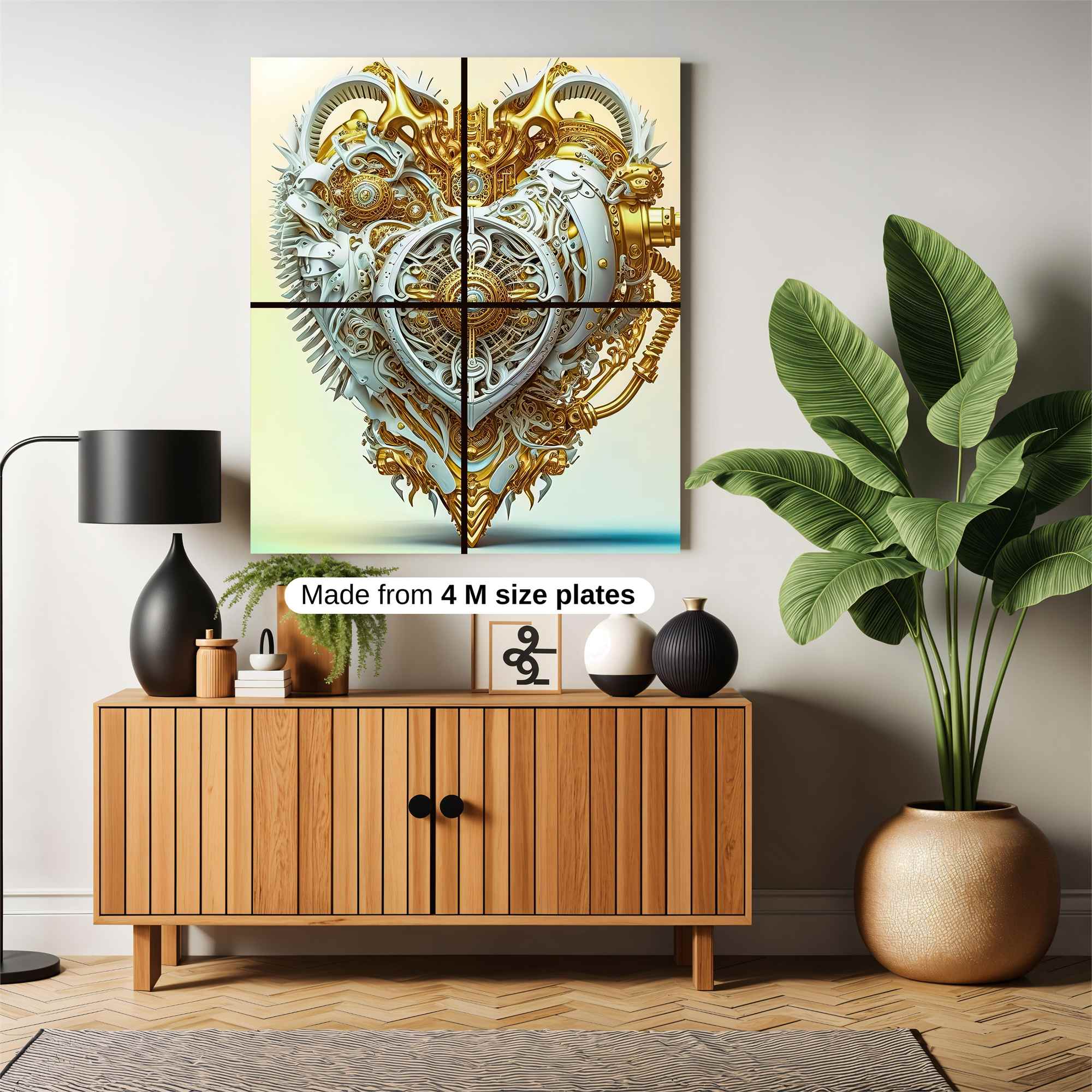 Heartwork Intricate Safe Wall Magnetic / M