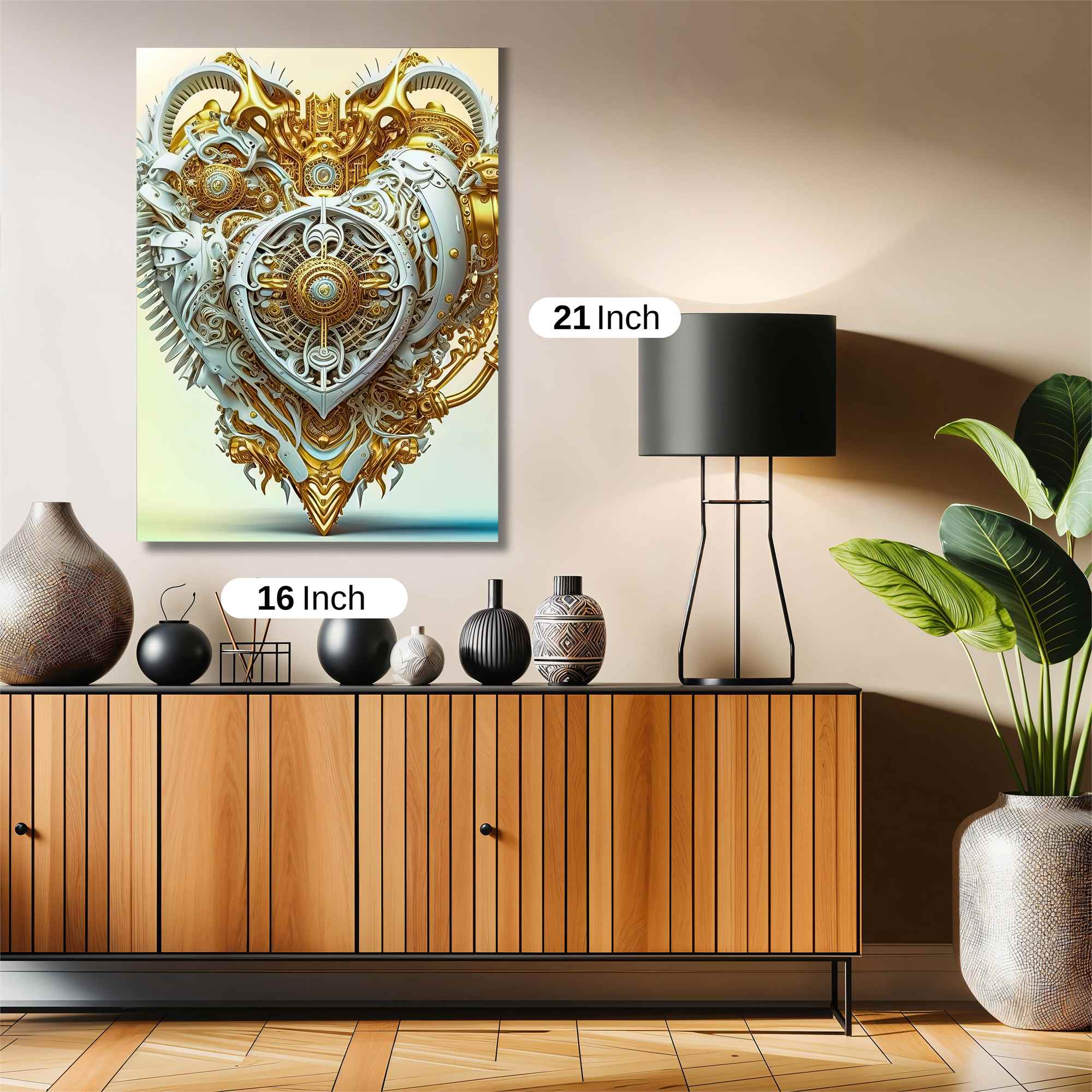 Heartwork Intricate Safe Wall Magnetic / M