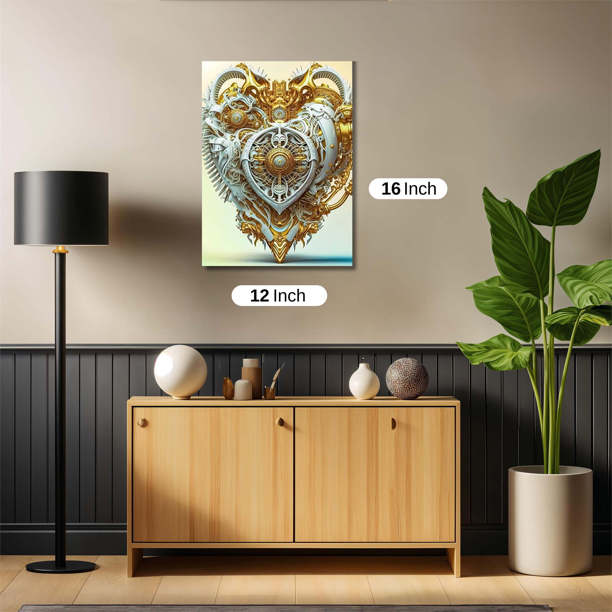 Heartwork Intricate Safe Wall Magnetic / M