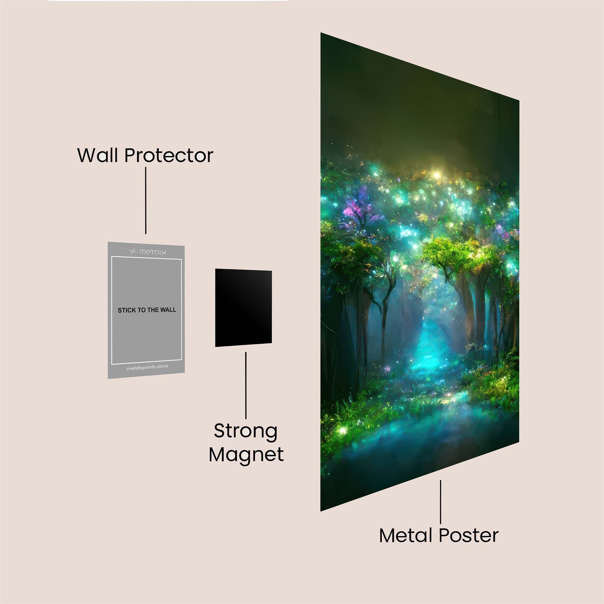 Enchanted Serenity Safe Wall Magnetic / M