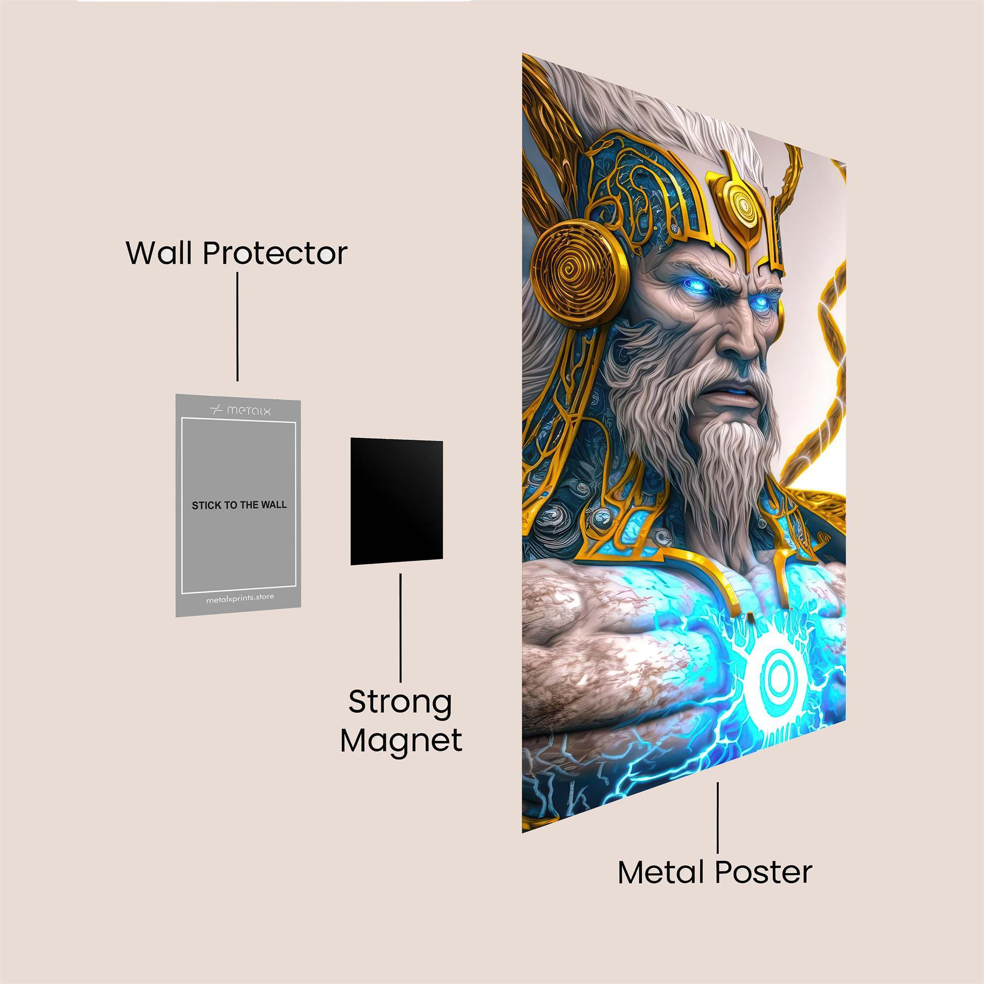 Zeus Enlightened Safe Wall Magnetic / M