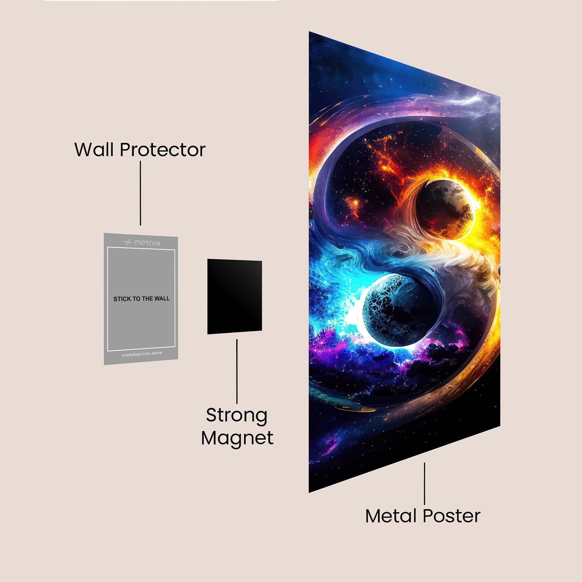 Cosmic Balance Safe Wall Magnetic / M