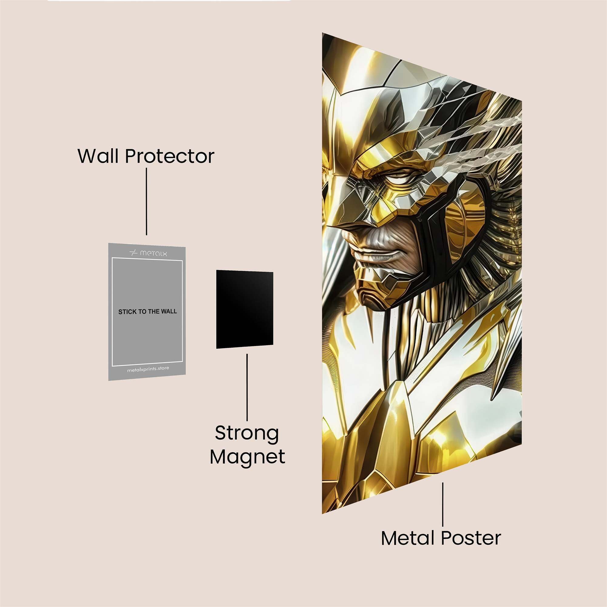 Warrior Radiant Safe Wall Magnetic / M