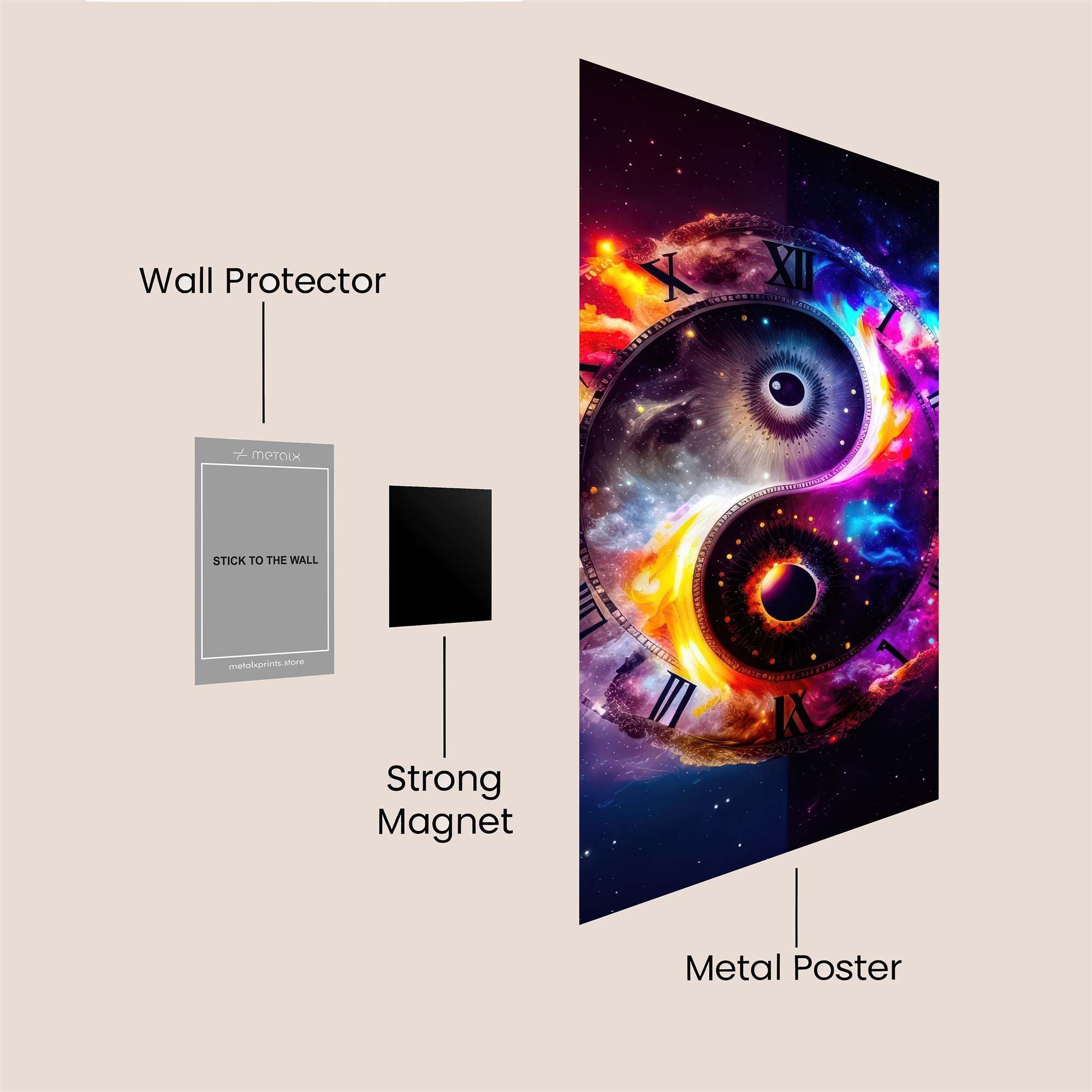 Cosmic Serenity Safe Wall Magnetic / M