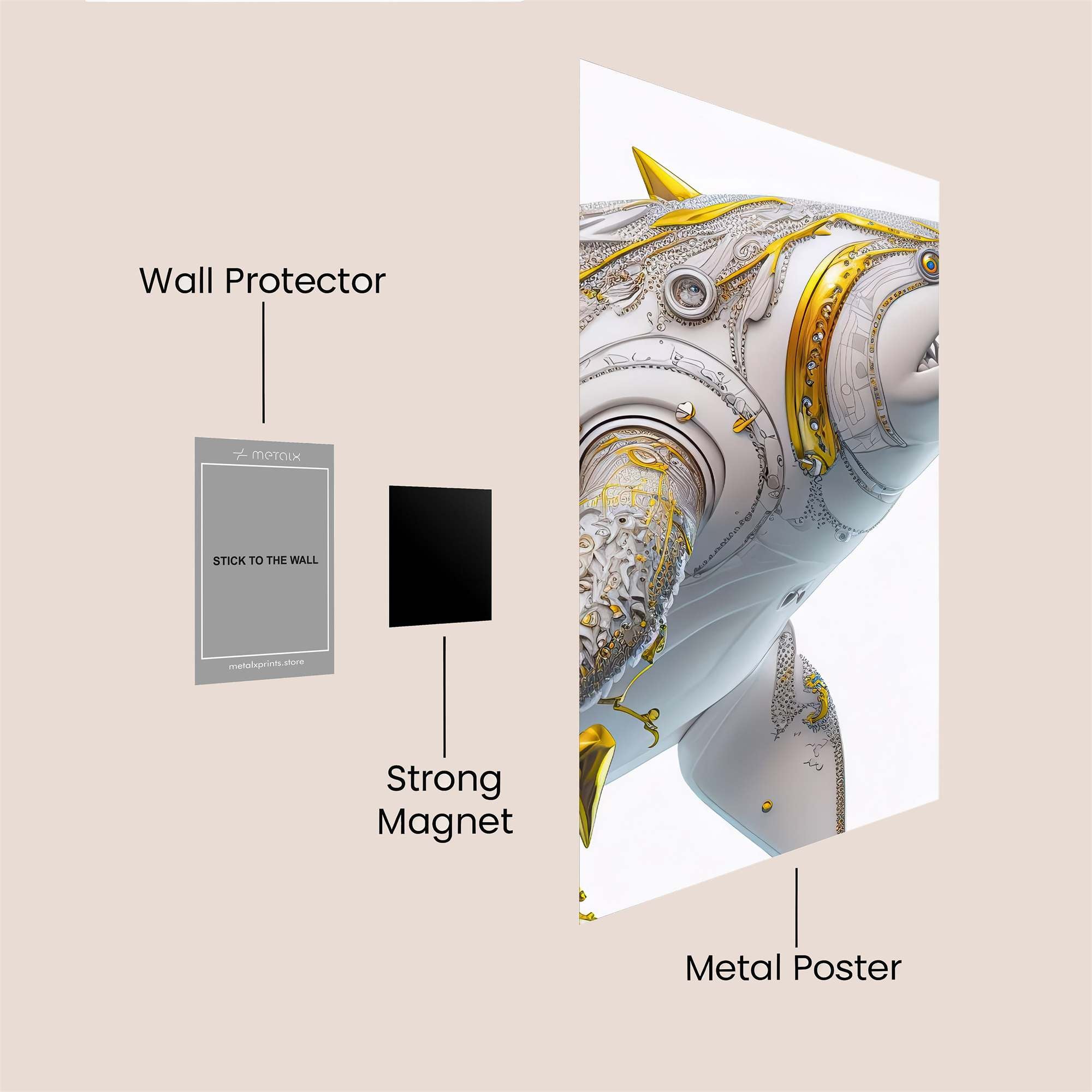 Shark Majestic Safe Wall Magnetic / M