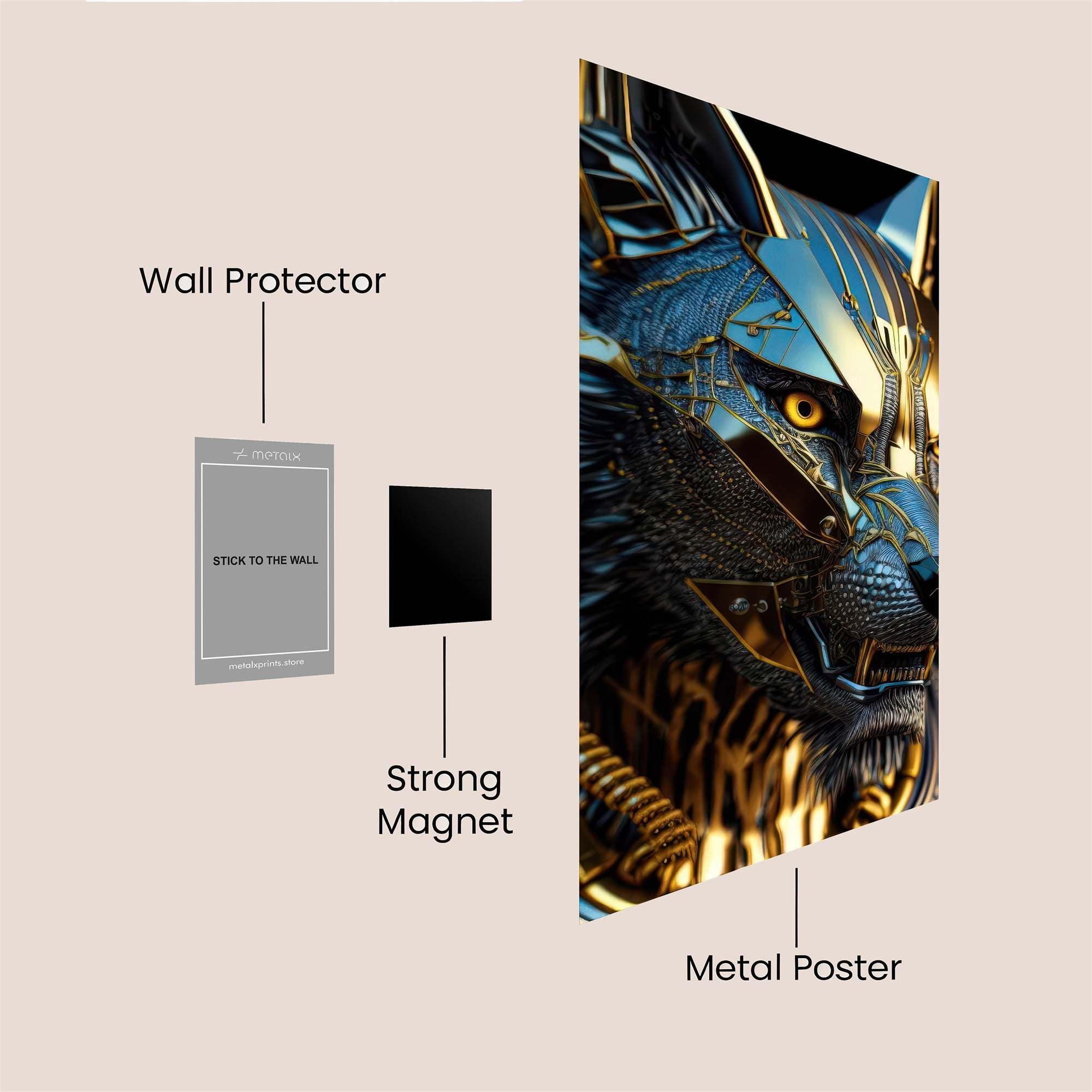 Anubis Ascendant Safe Wall Magnetic / M