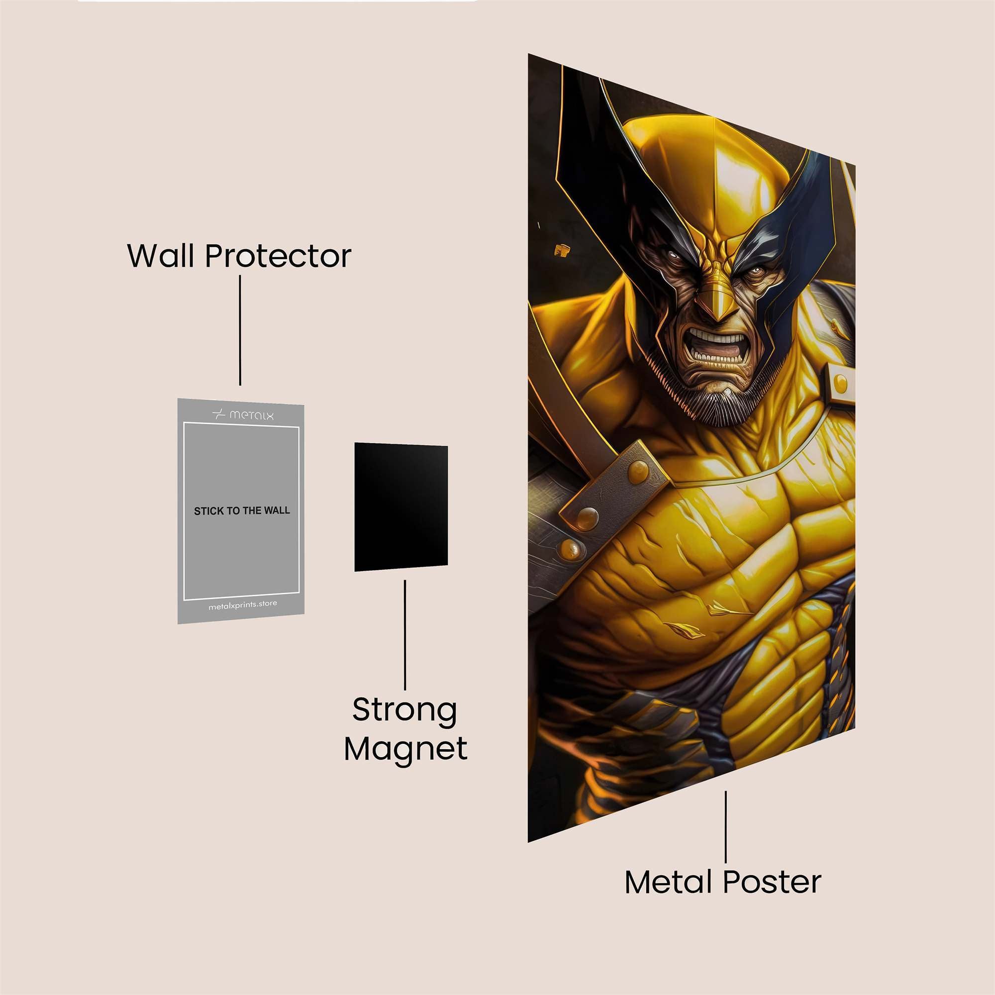 Wolverine Ferocity Safe Wall Magnetic / M