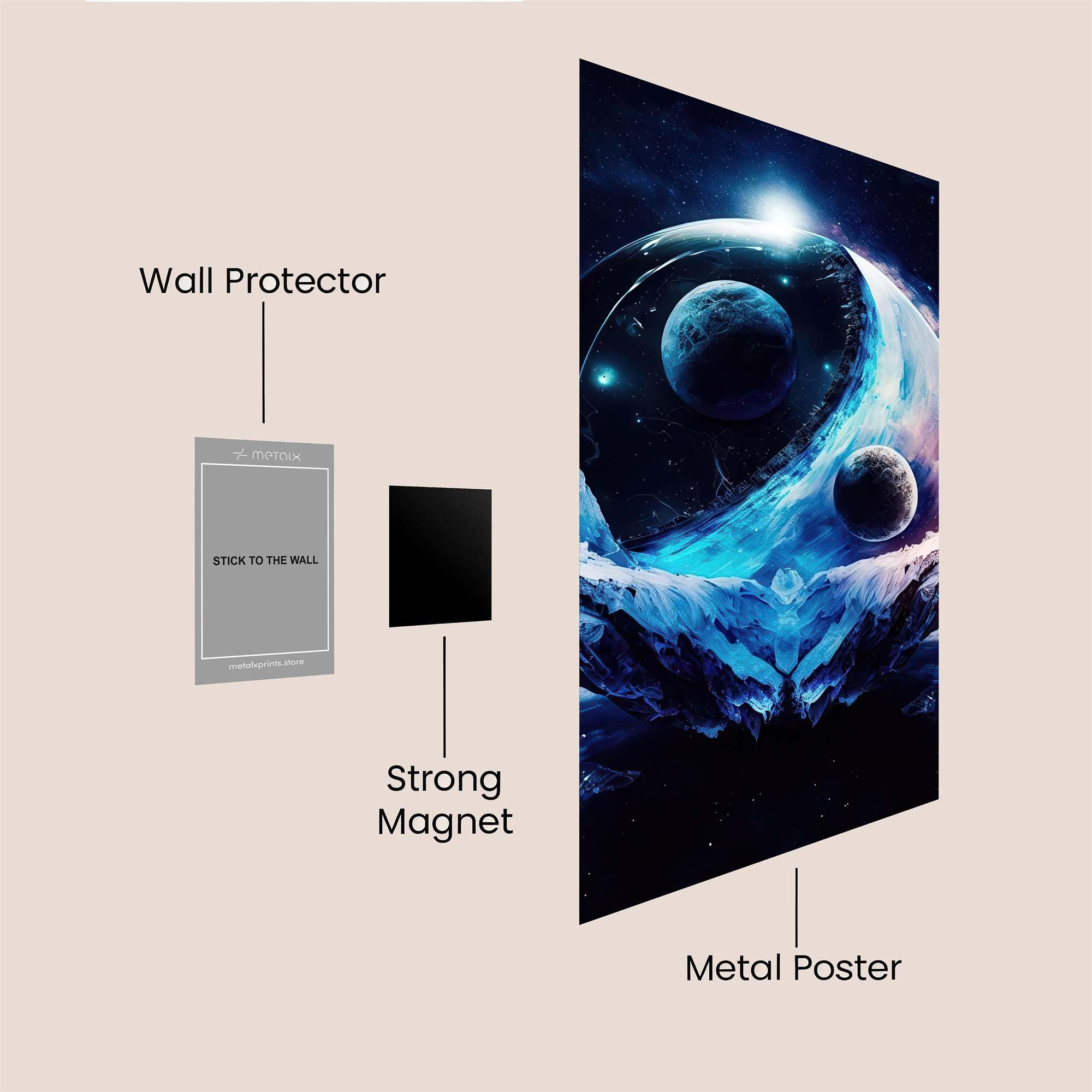 Cosmic Harmony Safe Wall Magnetic / M