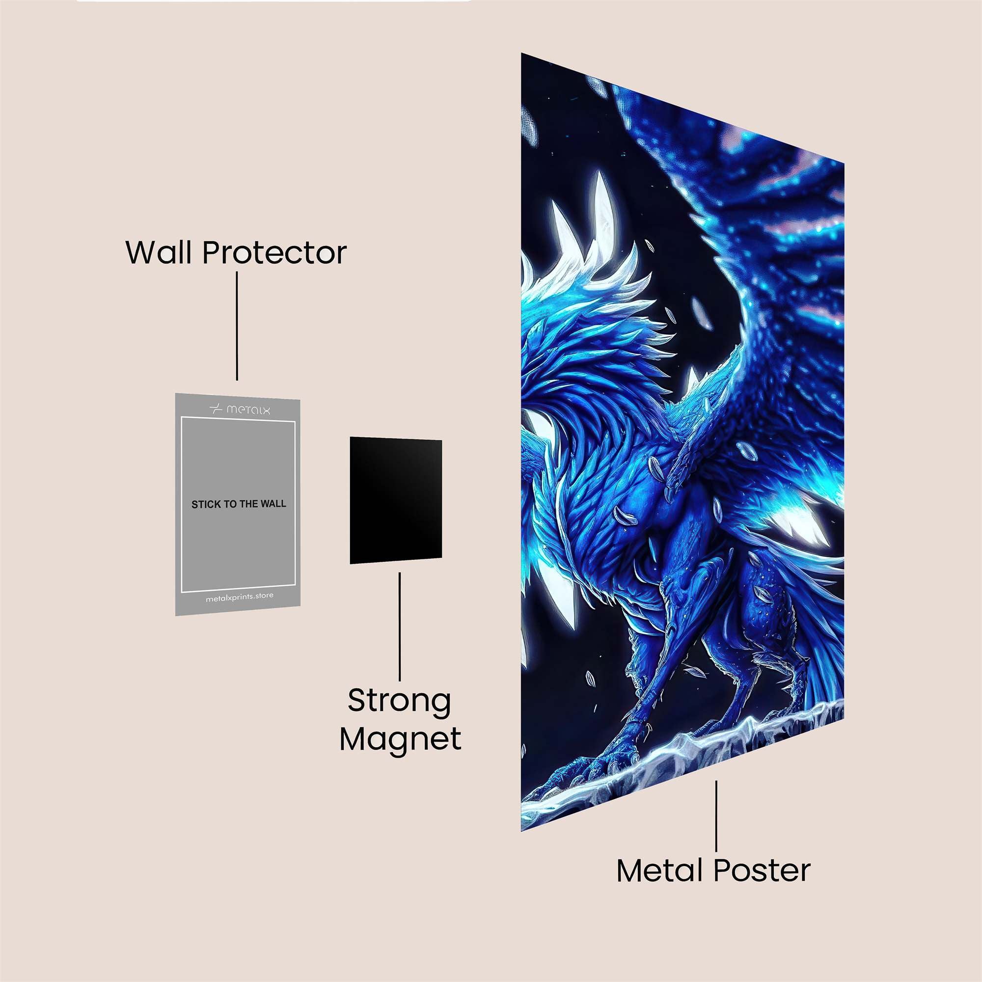 Phoenix Radiant Safe Wall Magnetic / M